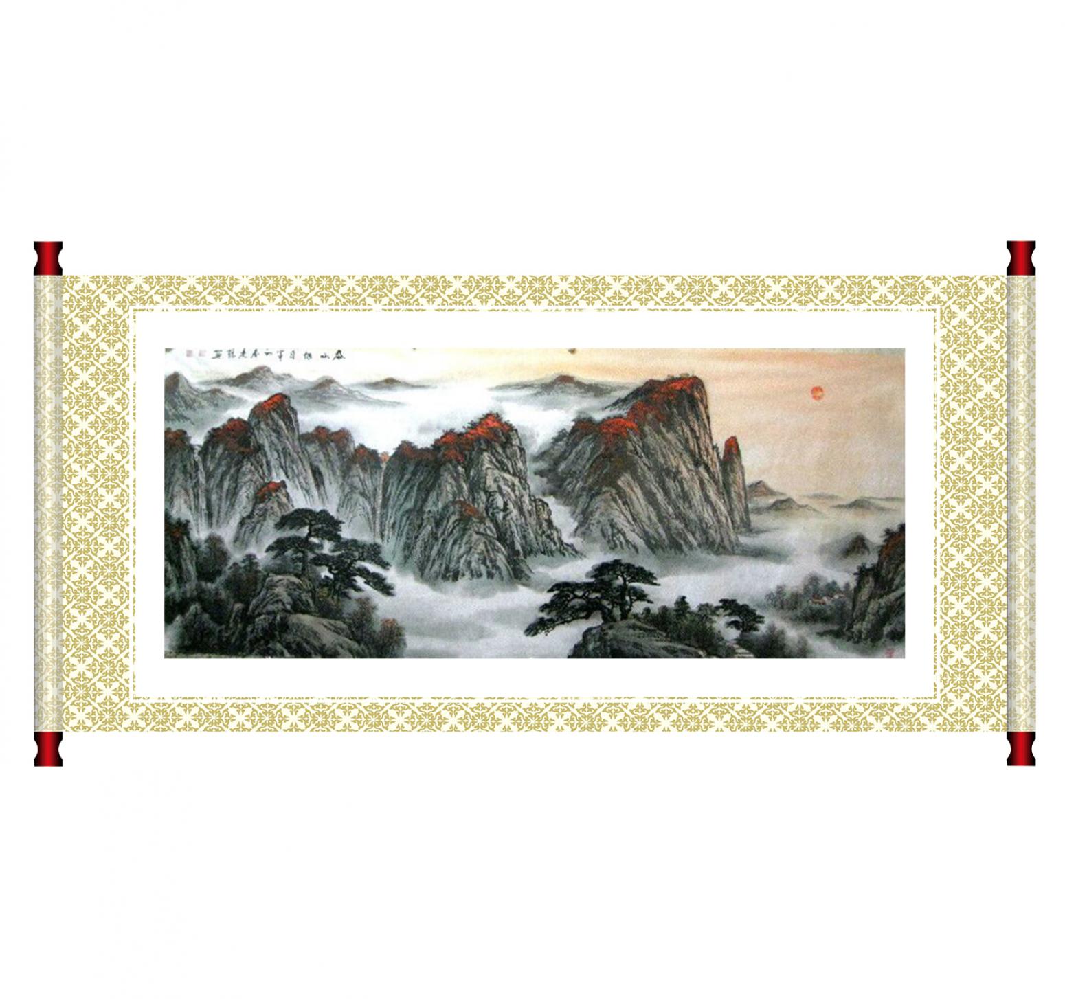 趙振科國(guó)畫作品《【山水1】作者趙振科》【圖2】