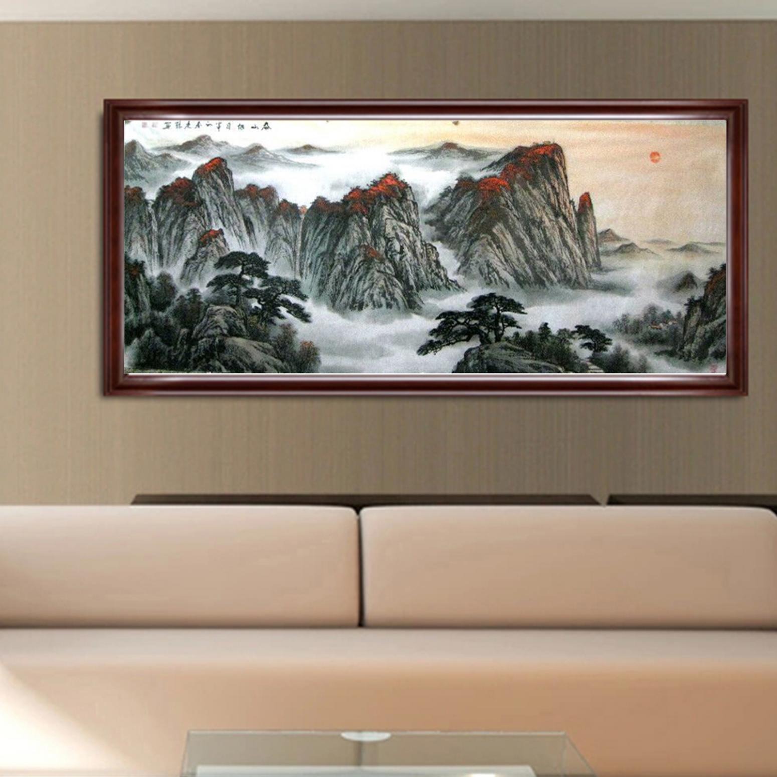 趙振科國(guó)畫作品《【山水1】作者趙振科》【圖3】