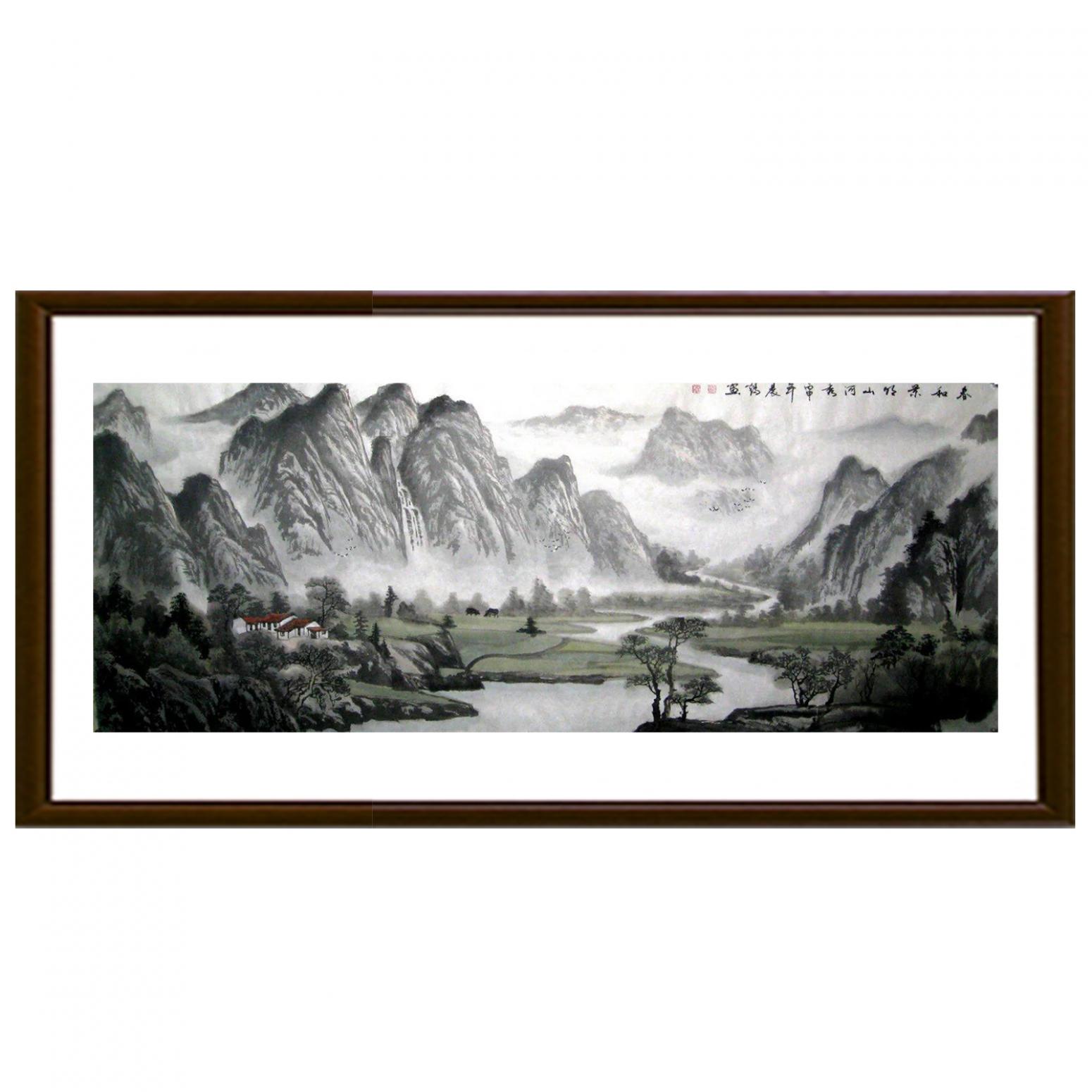 趙振科國畫作品《【山水2】作者趙振科》【圖2】
