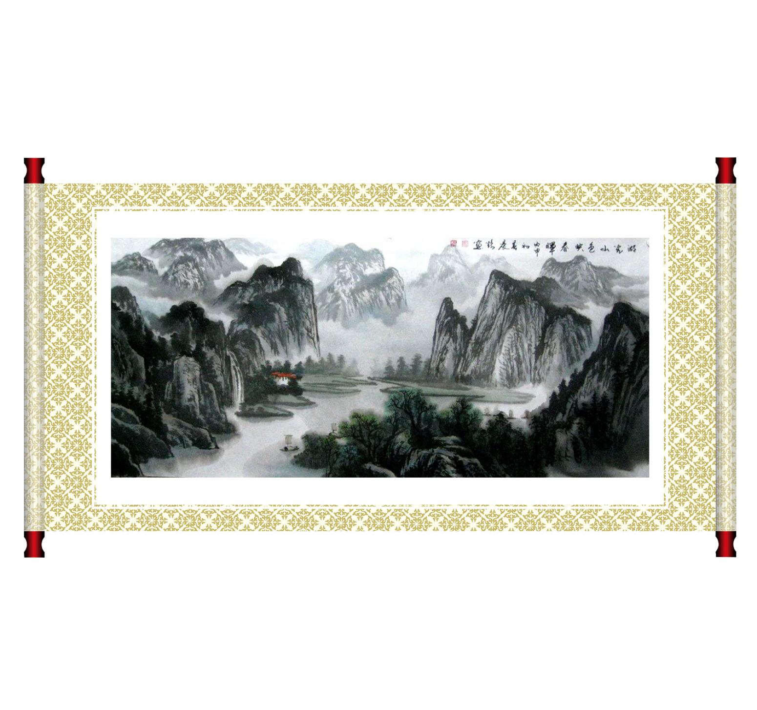趙振科國(guó)畫(huà)作品《【山水3】作者趙振科》【圖1】