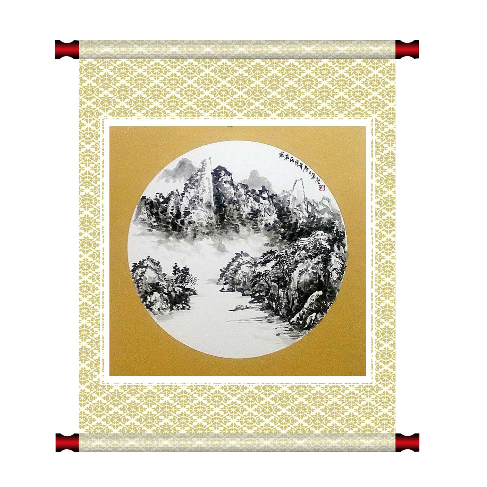 高勇利國(guó)畫作品《【大道】作者高勇利》【圖1】