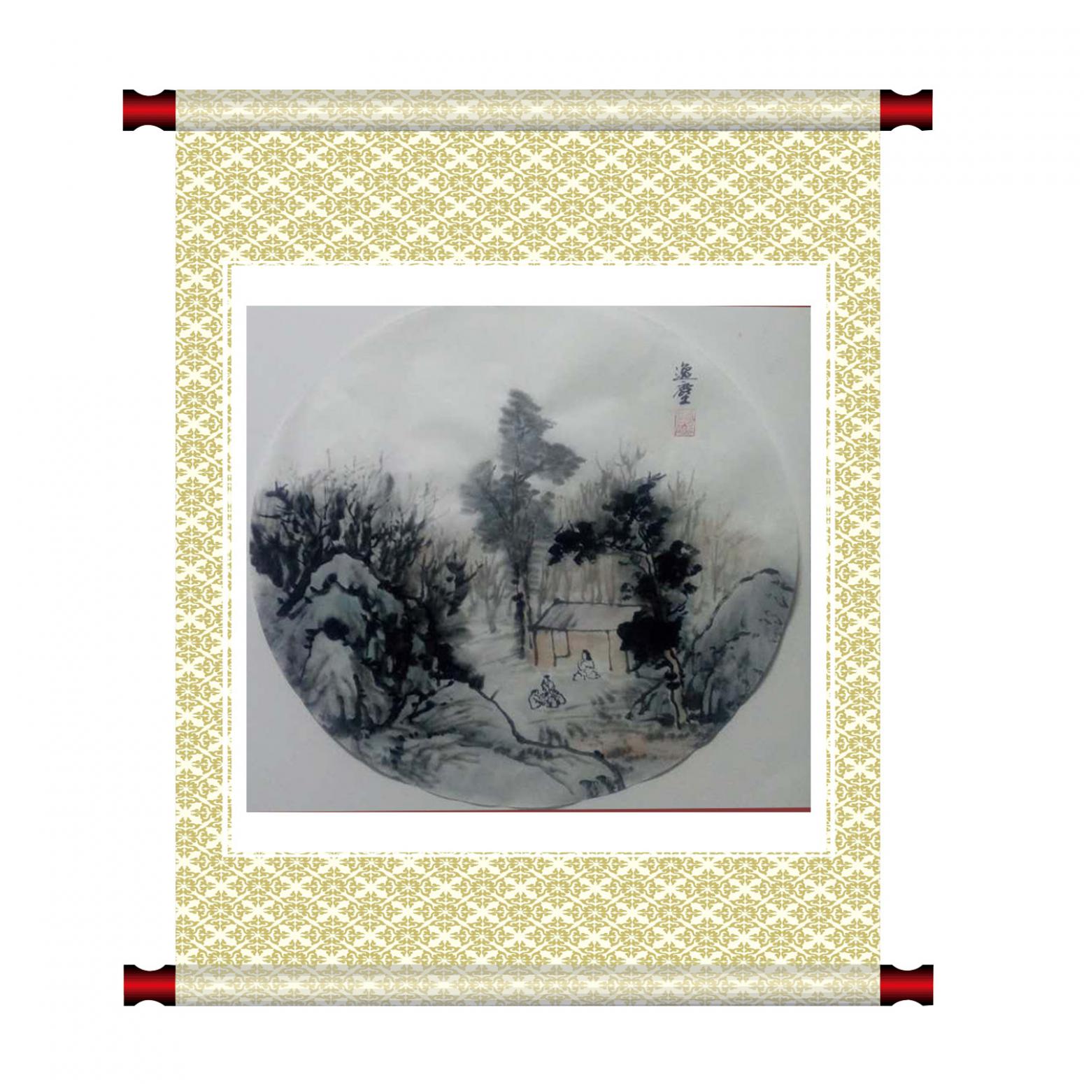 高勇利國(guó)畫(huà)作品《【歡聲笑語(yǔ)】作者高勇利》【圖1】