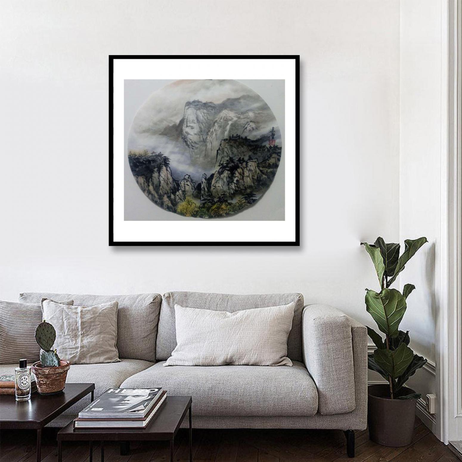 高勇利國(guó)畫作品《【高山險(xiǎn)峻】作者高勇利》【圖3】