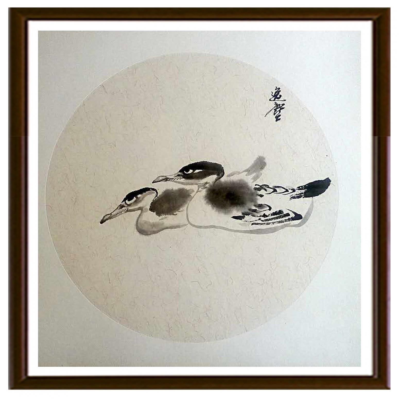 高勇利國(guó)畫作品《【水鴨子】作者高勇利》【圖2】