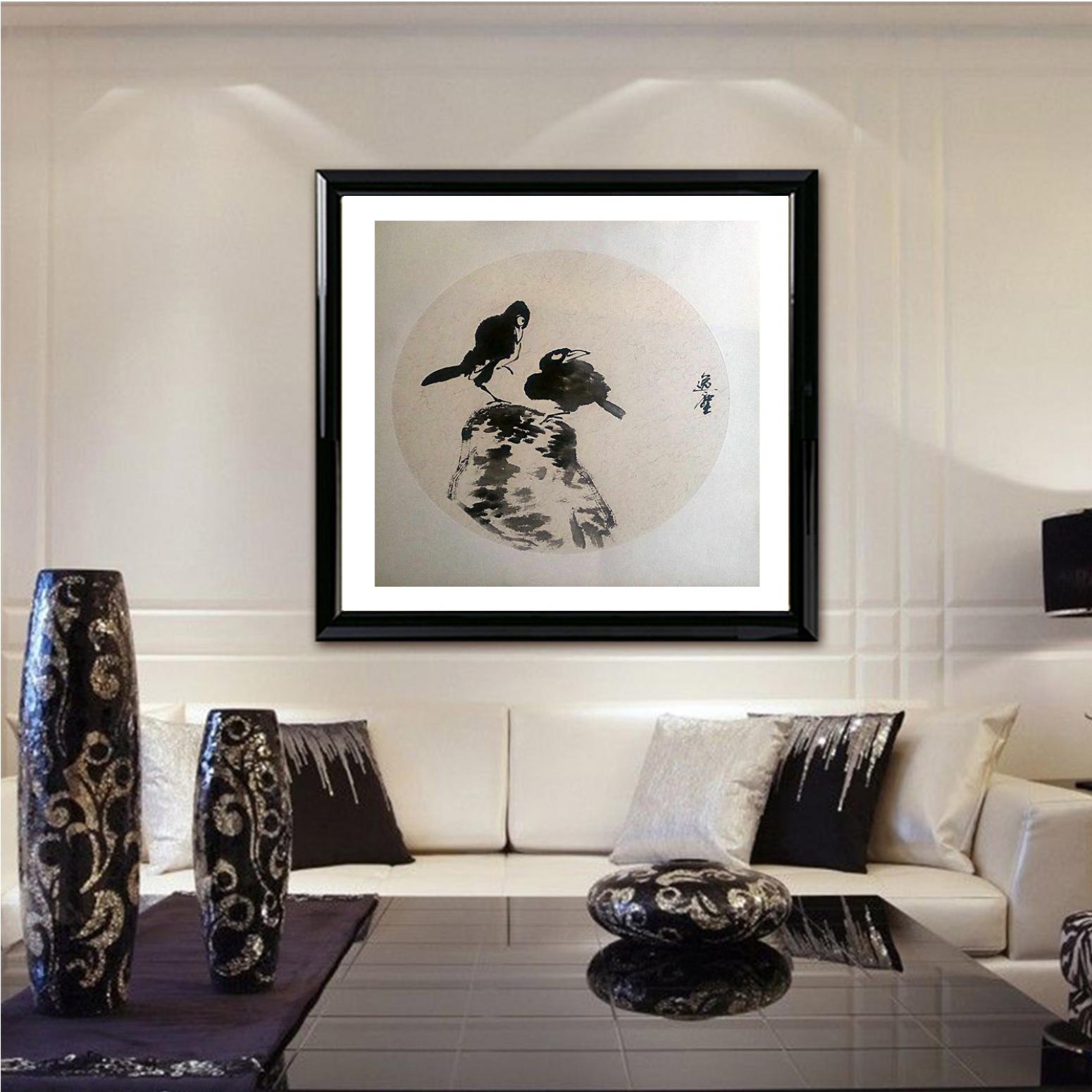 高勇利國畫作品《【石立】作者高勇利》【圖3】