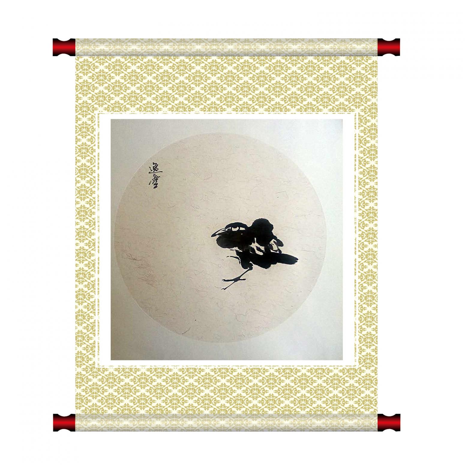 高勇利國(guó)畫作品《【獨(dú)影】作者高勇利》【圖1】