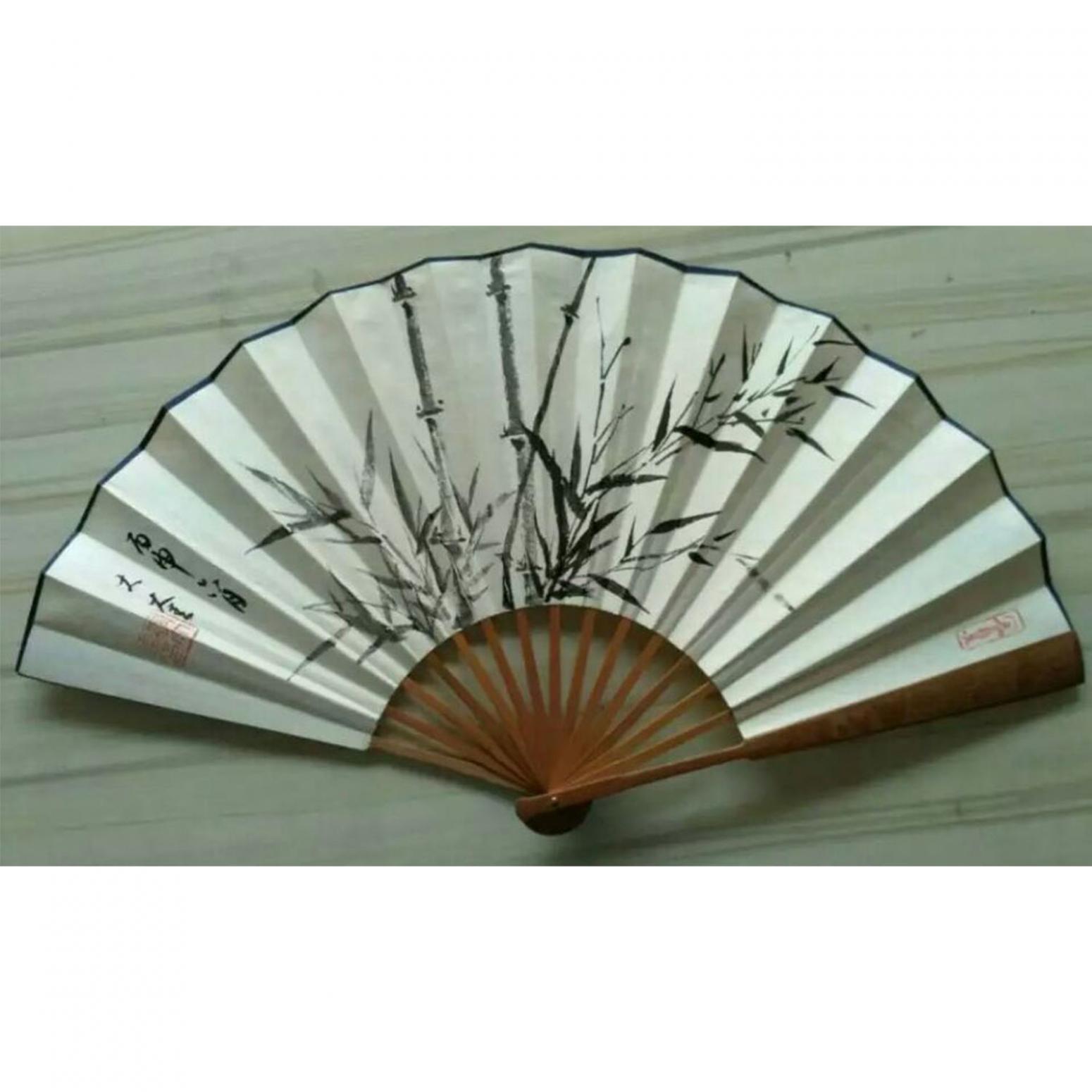 李大奎國(guó)畫作品《【折扇5】作者李大奎》