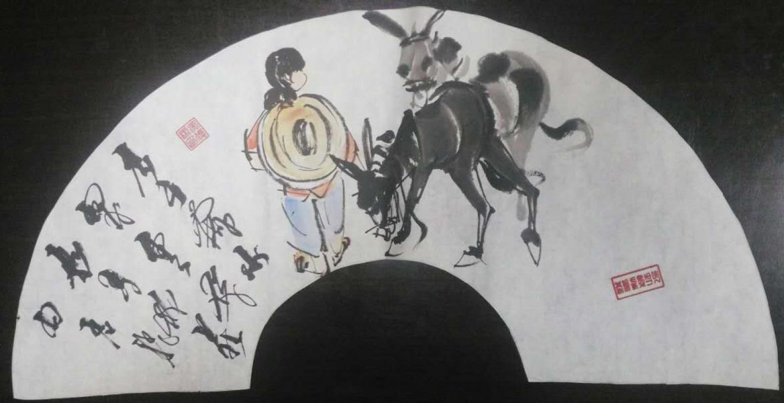 吳俊彬國(guó)畫(huà)作品《【牧牛圖6】作者吳俊彬》【圖0】