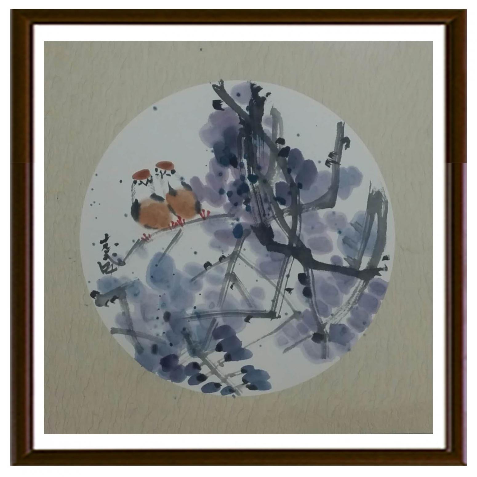 郭志威國(guó)畫(huà)作品《【成雙成對(duì)】作者郭志威》【圖2】