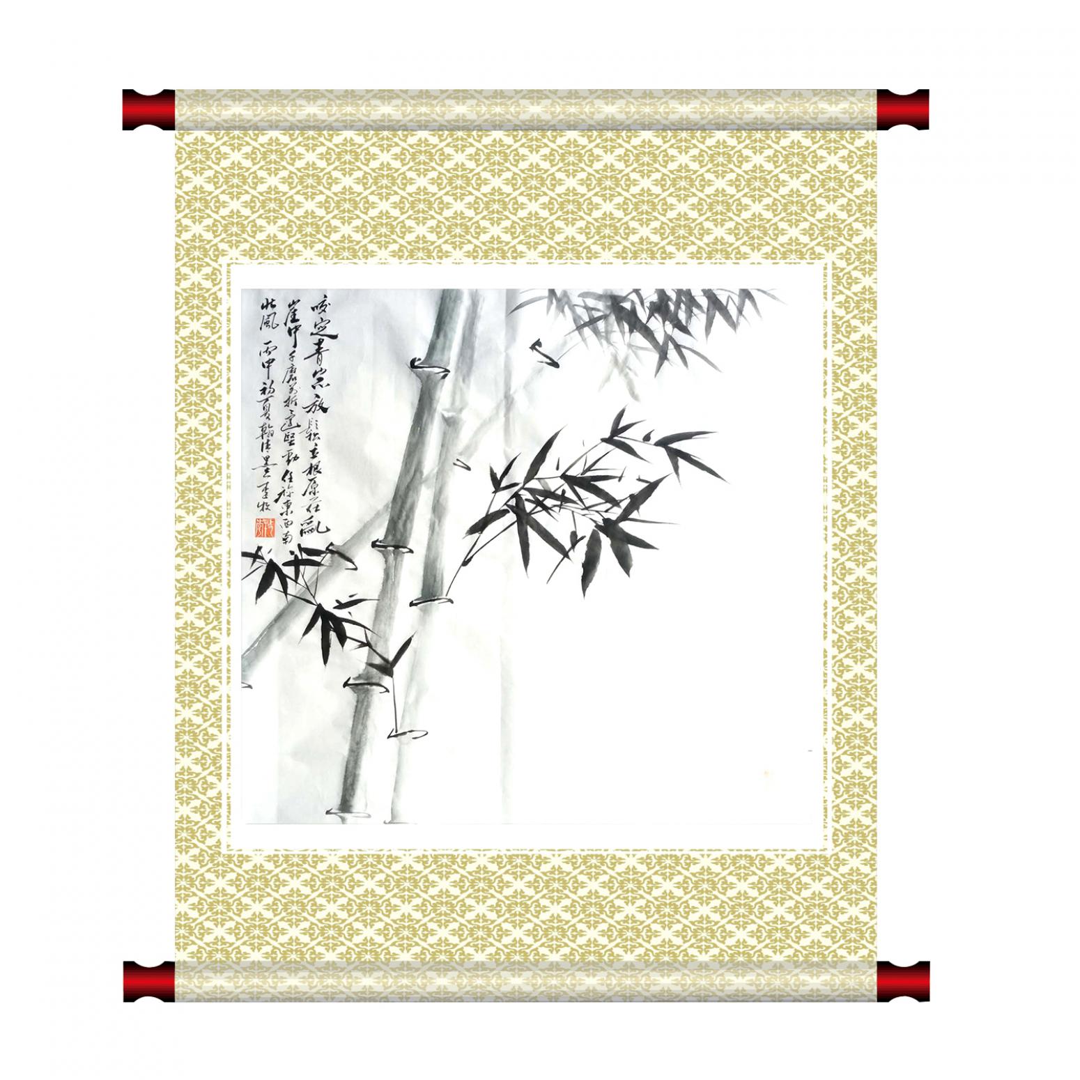 李牧國畫作品《【節(jié)節(jié)升】作者李牧》【圖1】