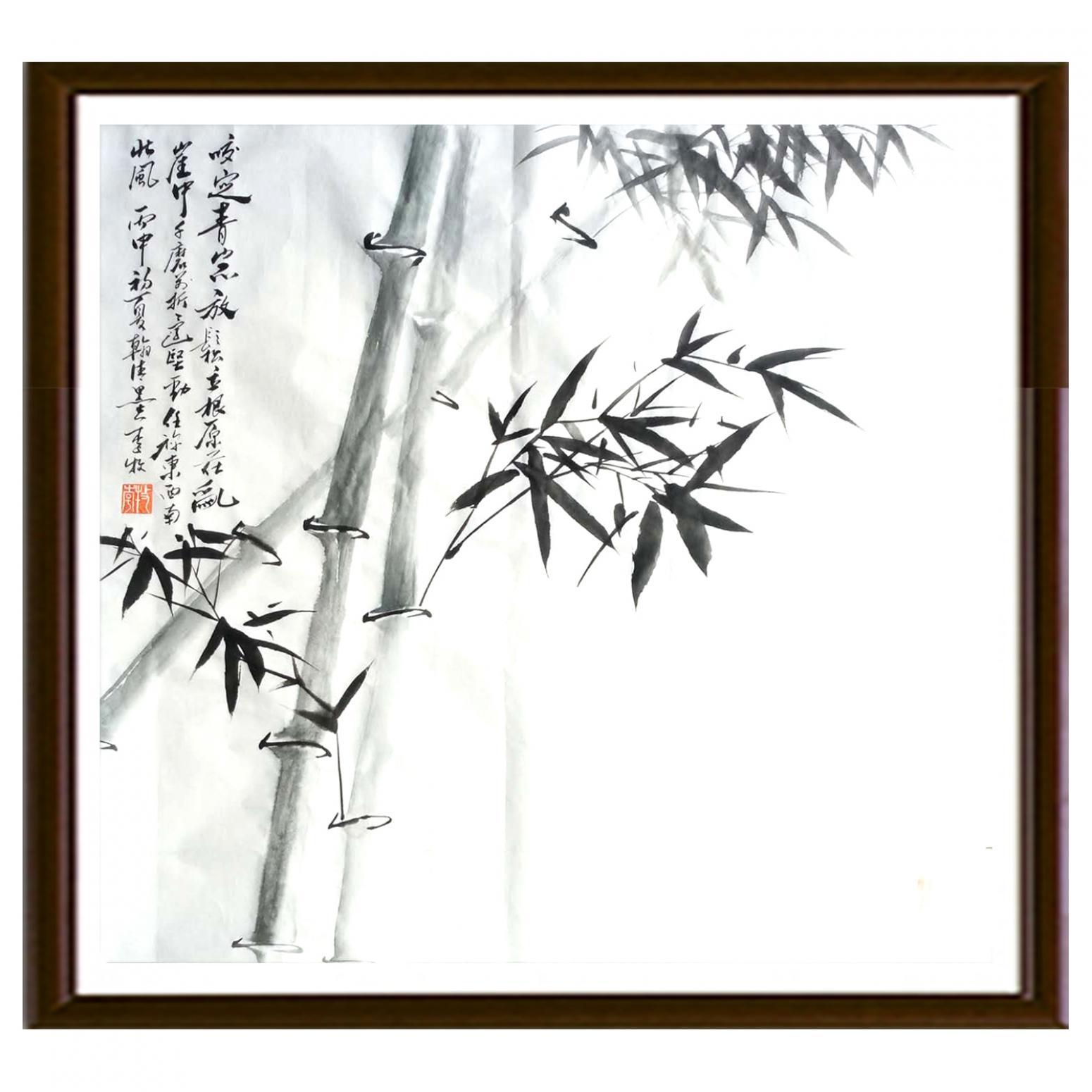 李牧國畫作品《【節(jié)節(jié)升】作者李牧》【圖2】