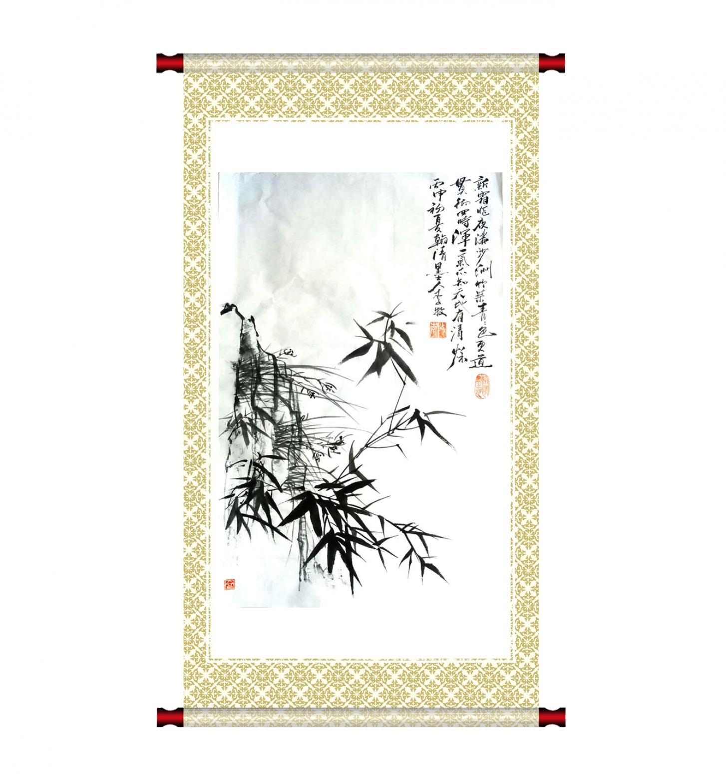 李牧國畫作品《【絕處逢生】作者李牧》【圖1】