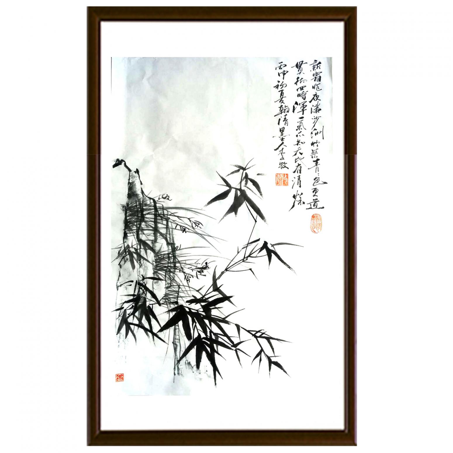 李牧國畫作品《【絕處逢生】作者李牧》【圖2】