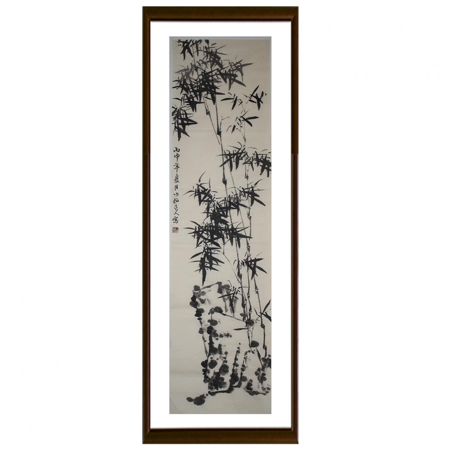 李伯元國(guó)畫作品《【墨竹系列一】作者李伯元》【圖2】