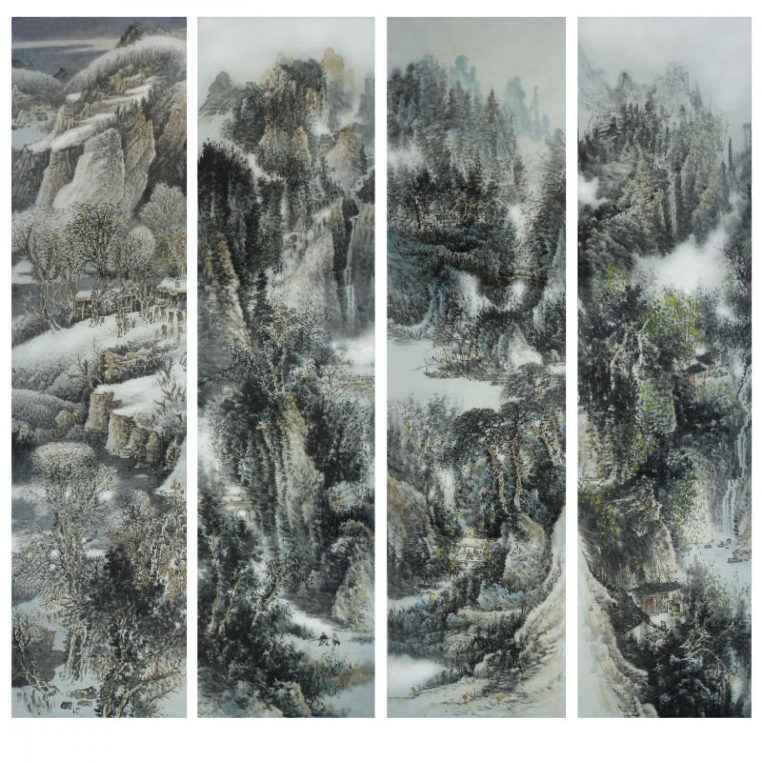 王洪祥國(guó)畫(huà)作品《【山水1】作者王洪祥》【圖0】