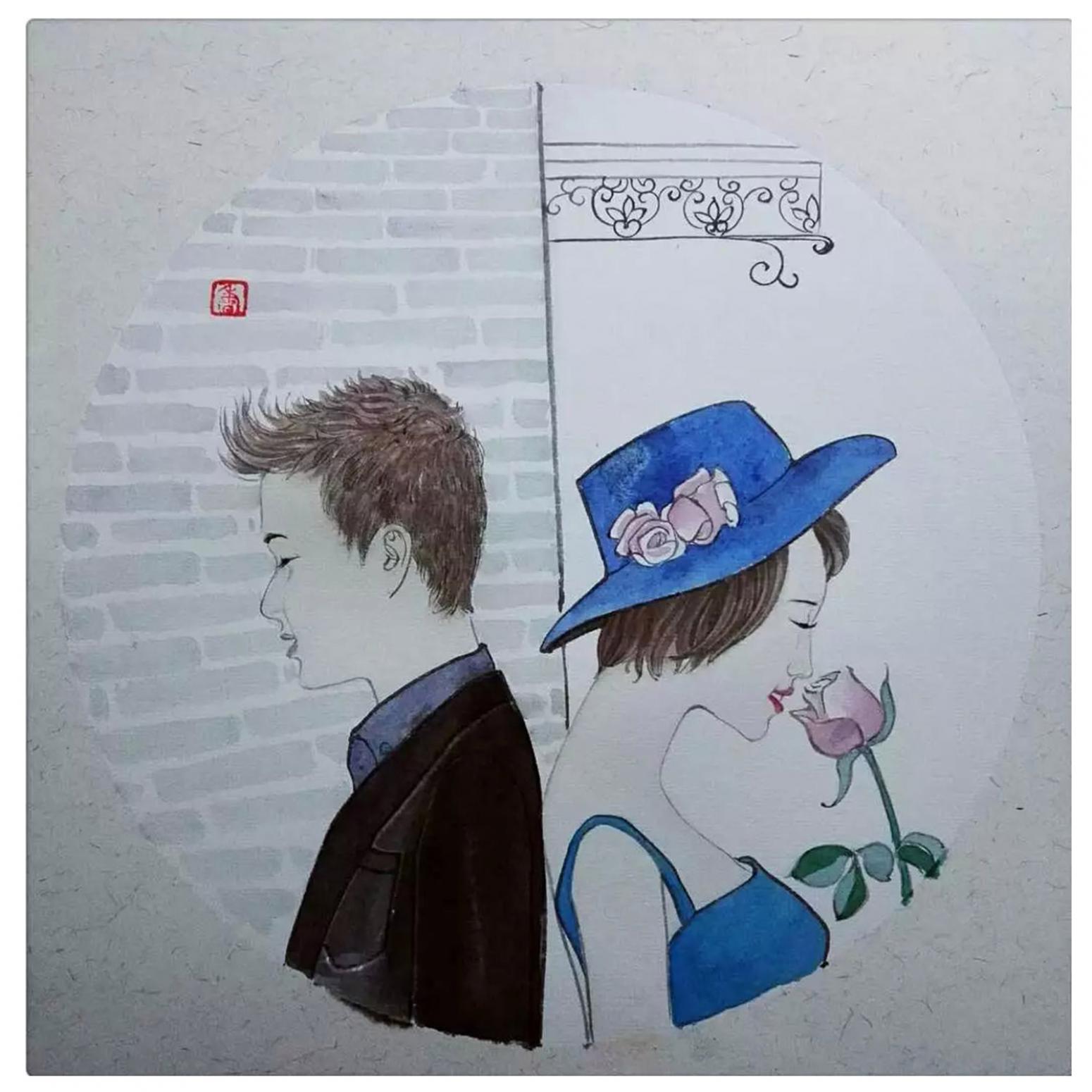 劉曉寧國畫作品《【工筆人物定制】作者劉曉寧》【圖0】