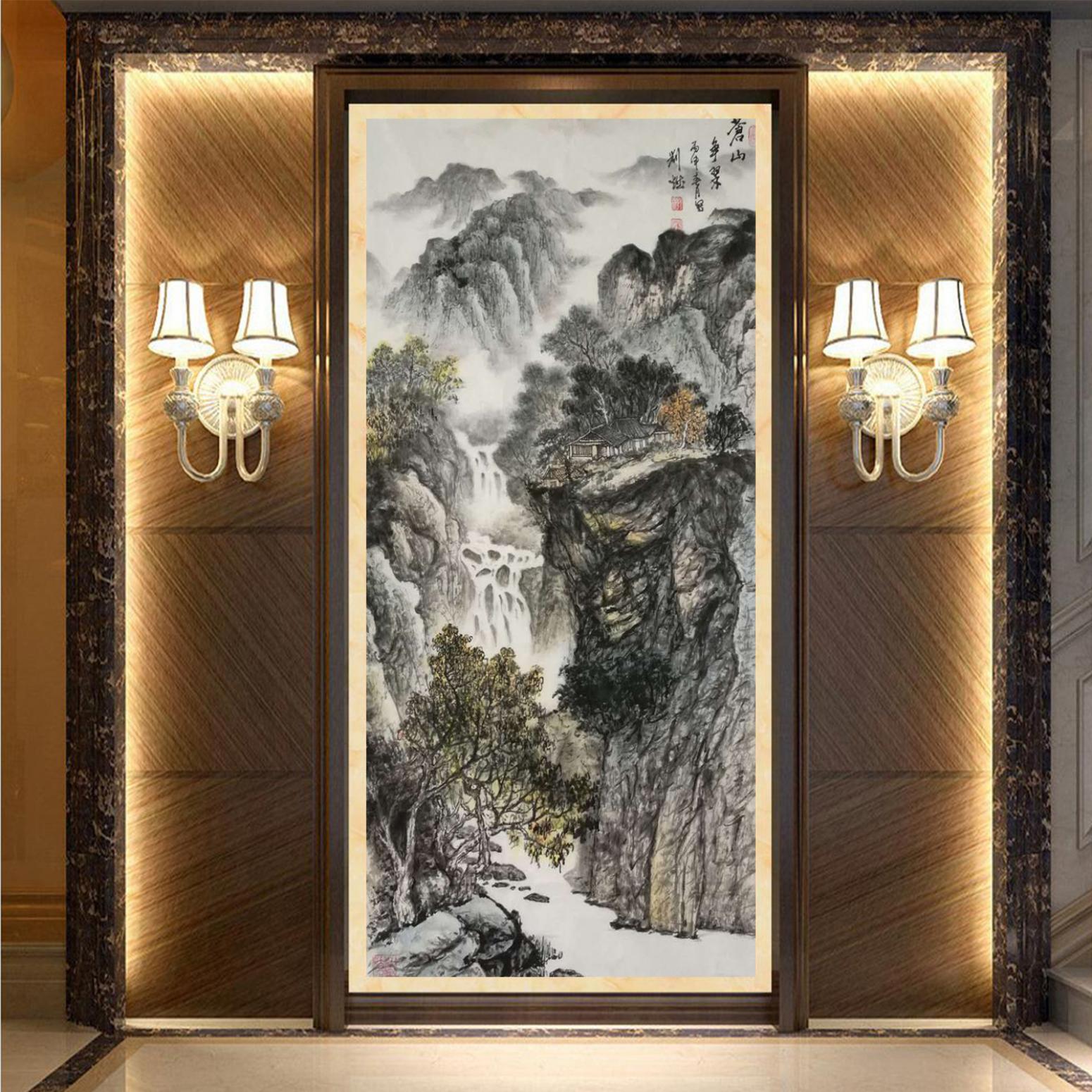 劉燃國畫作品《【蒼山】作者劉燃》【圖3】