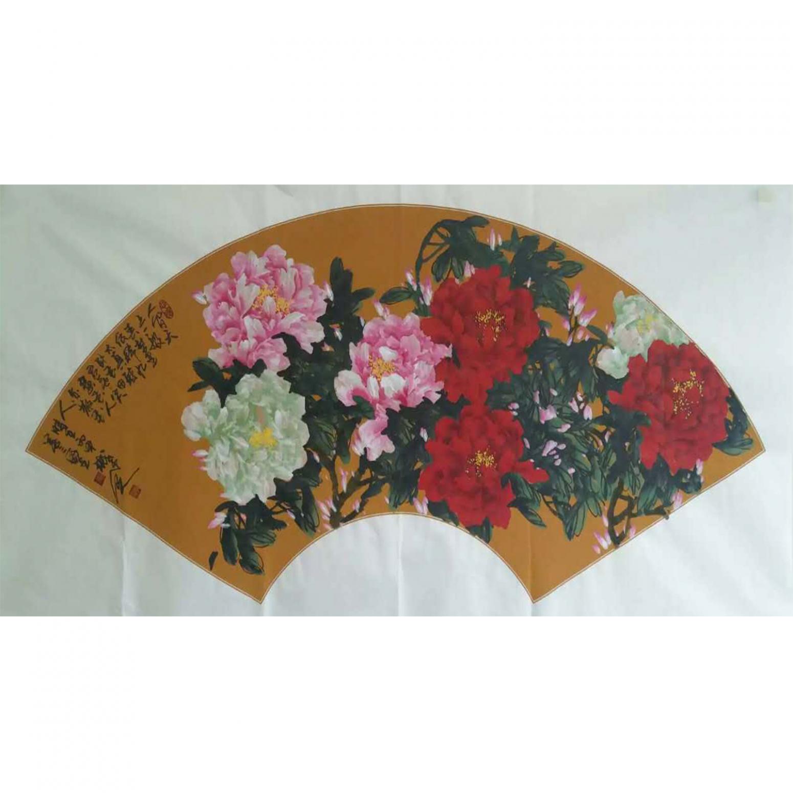 李朝國國畫作品《【牡丹2】作者李朝國》