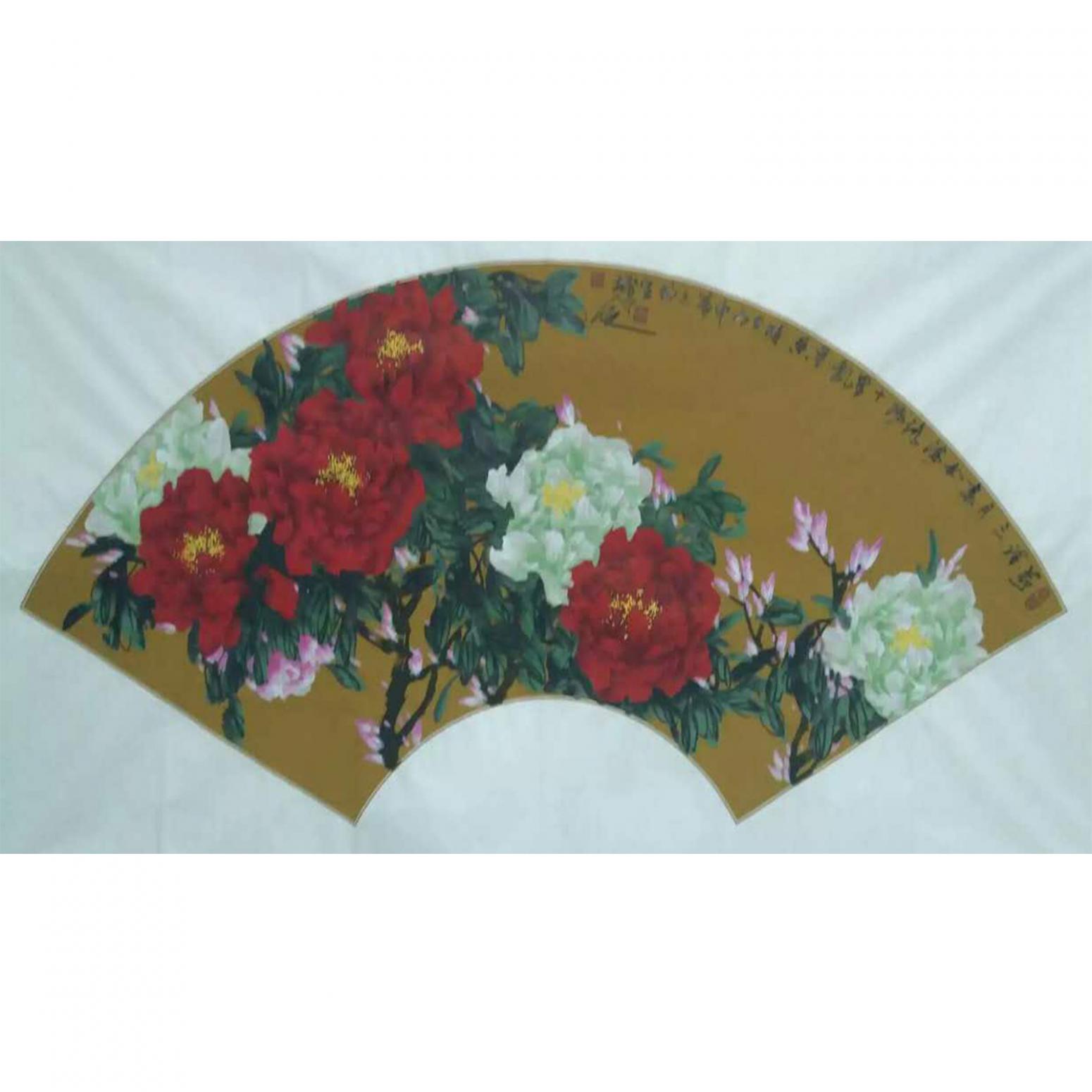 李朝國(guó)國(guó)畫作品《【牡丹3】作者李朝國(guó)》