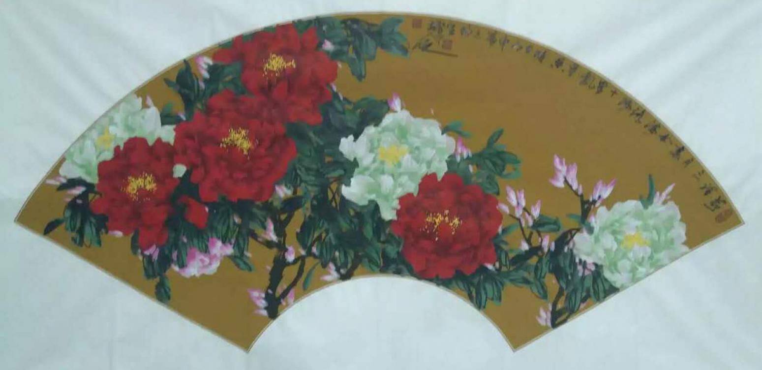 李朝國(guó)國(guó)畫作品《【牡丹3】作者李朝國(guó)》【圖0】