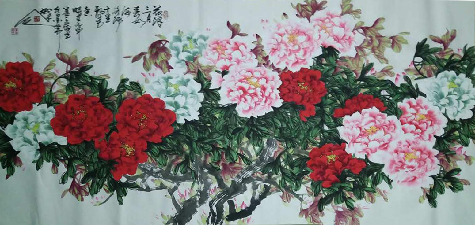 李朝國(guó)國(guó)畫作品《【花開(kāi)富貴4】作者李朝國(guó)》【圖0】