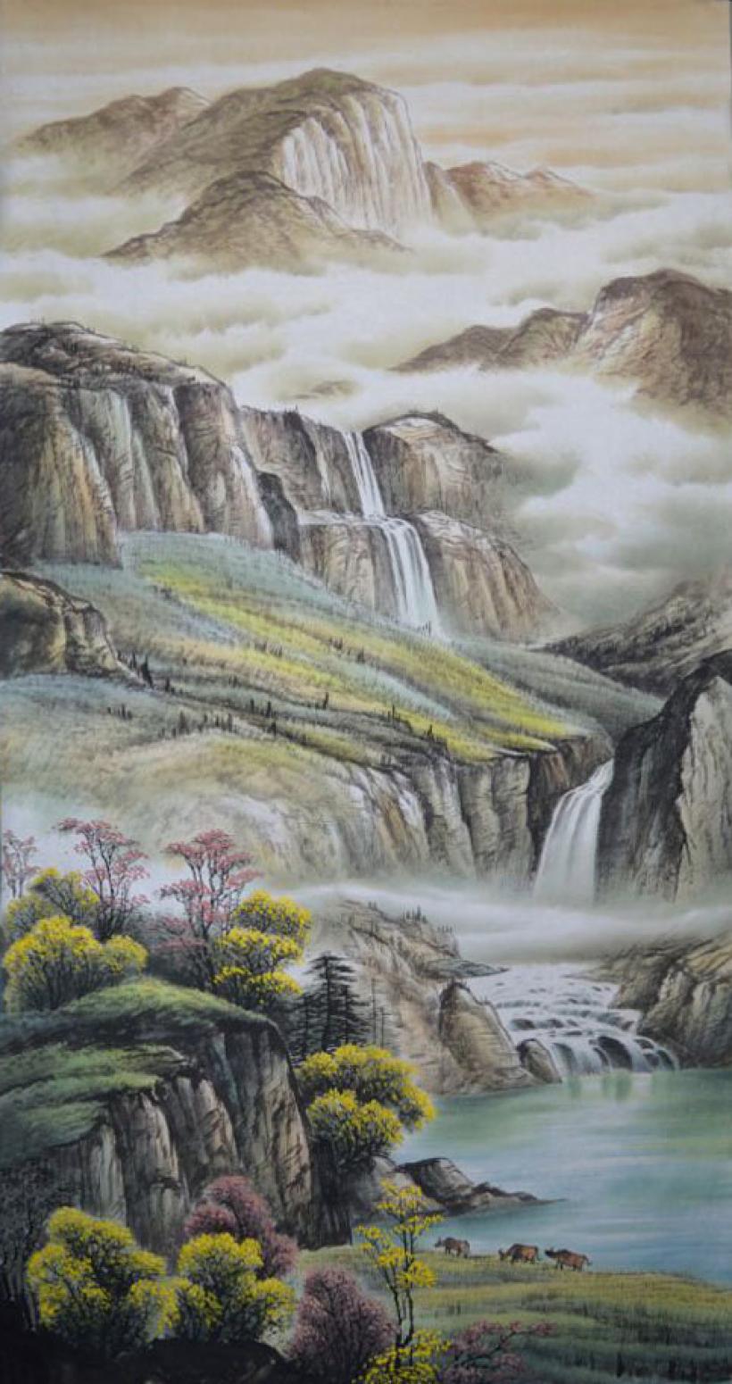 寧建華國畫作品《【山水2】作者寧建華》【圖0】