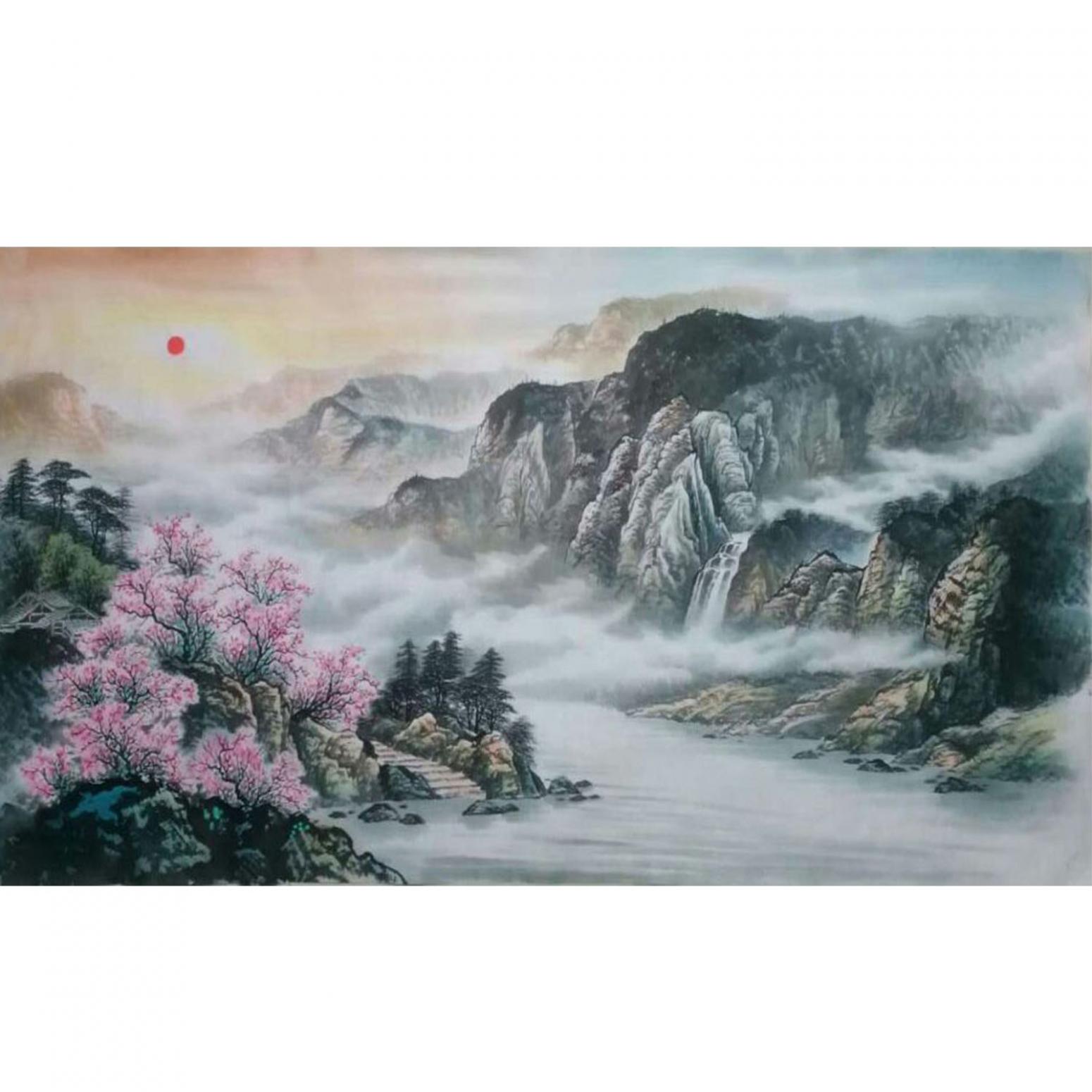 寧建華國畫作品《【山水4】作者寧建華》