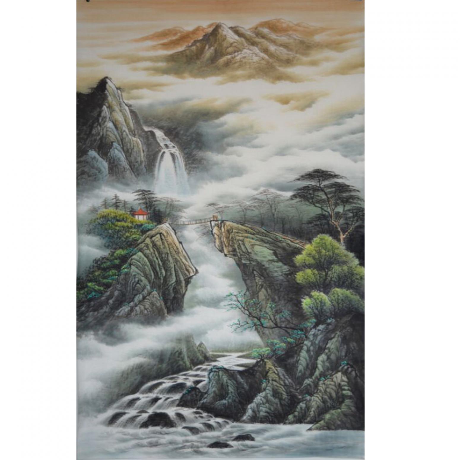 寧建華國畫作品《【山水8】作者寧建華》