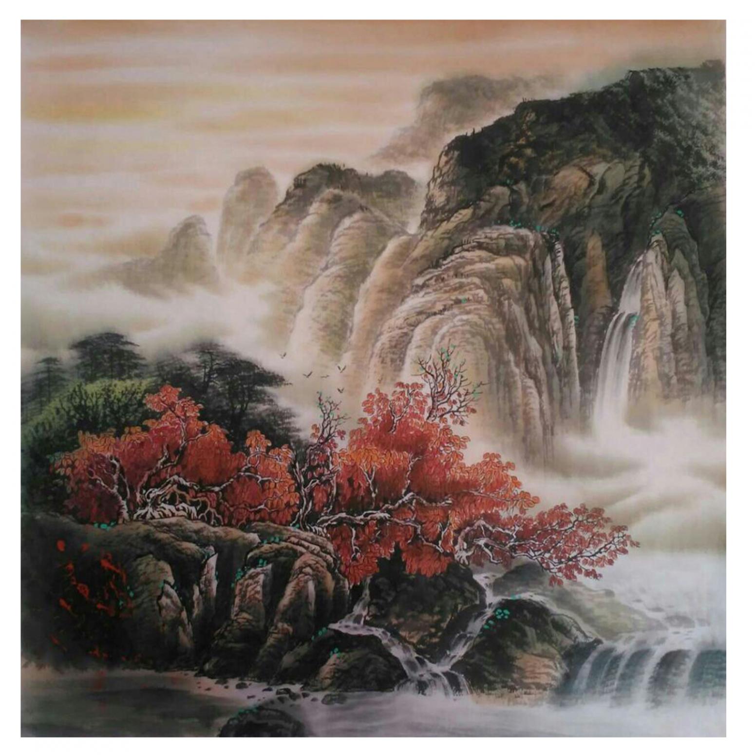 寧建華國畫作品《【山水11】作者寧建華》