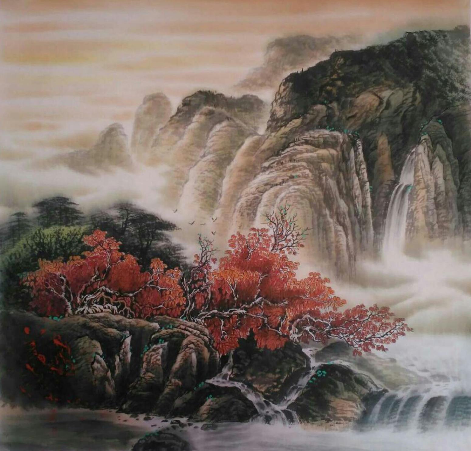 寧建華國畫作品《【山水11】作者寧建華》【圖0】