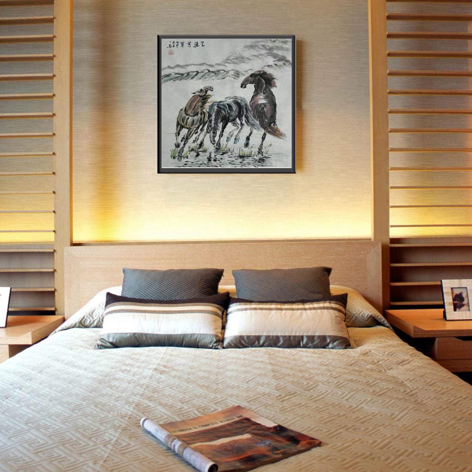 邵西安國畫作品《【天涯芳草】作者邵西安》【圖3】