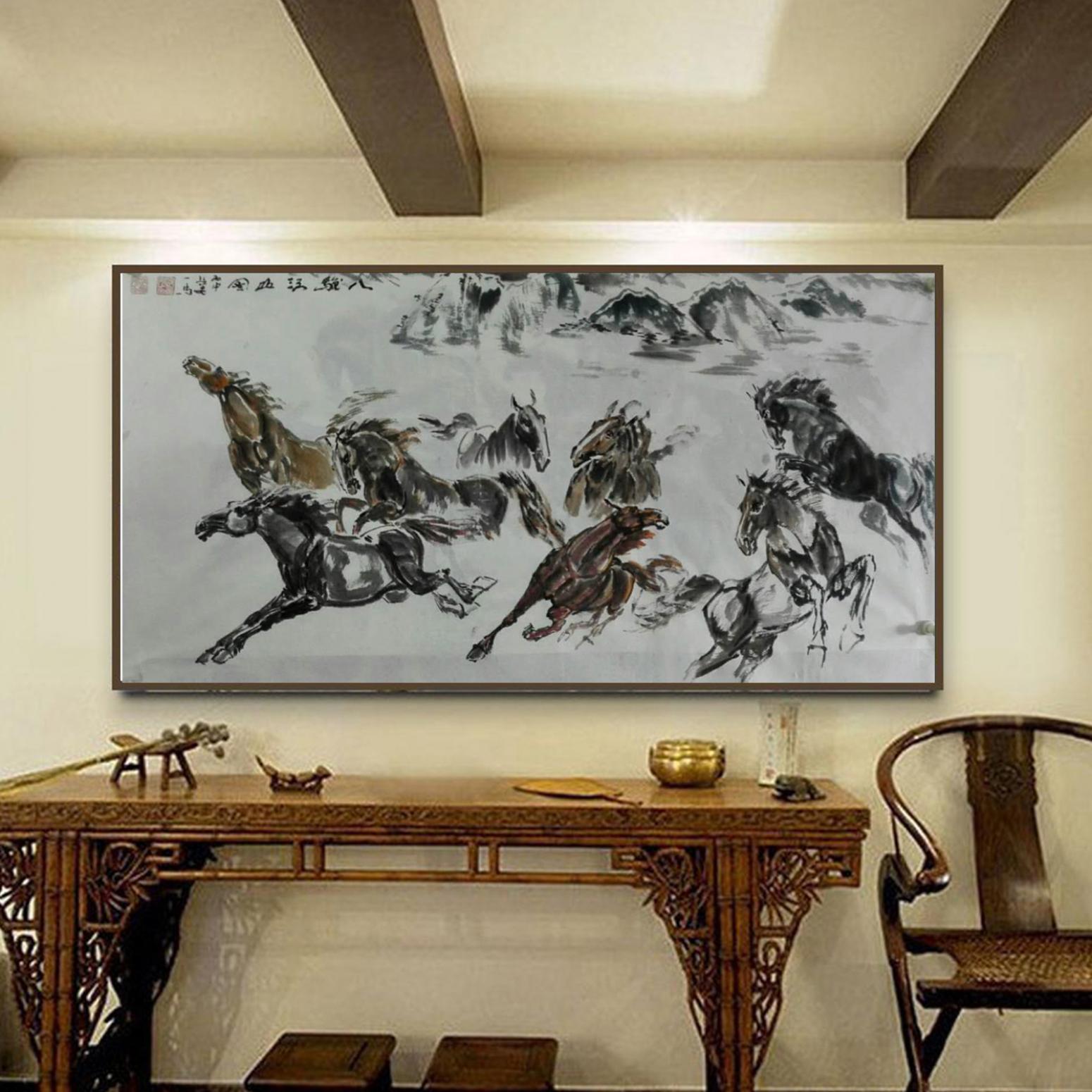 邵西安國畫作品《【八駿圖】作者邵西安》【圖3】