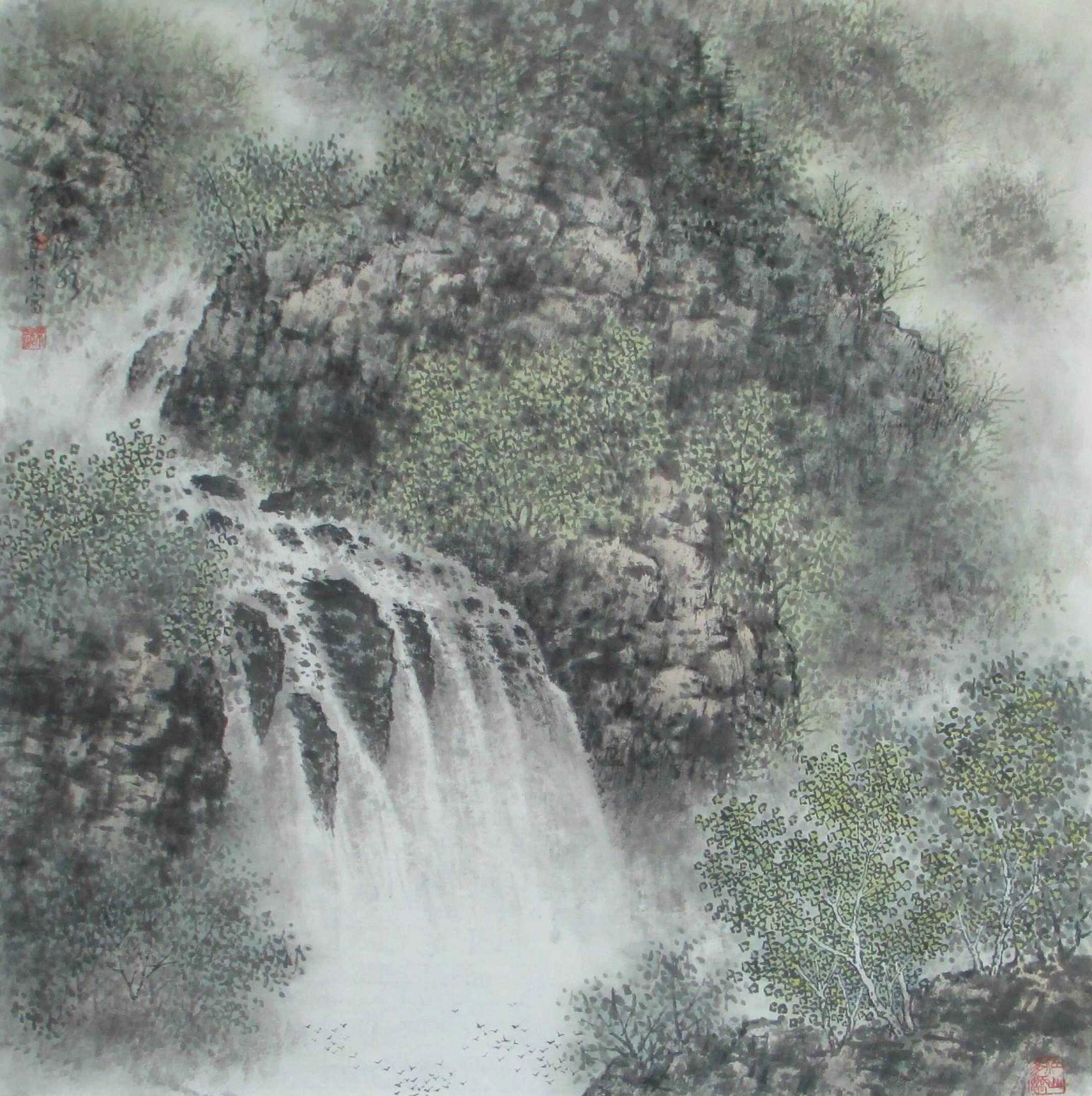 楊景林國畫作品《【山水3】作者楊景林》【圖0】