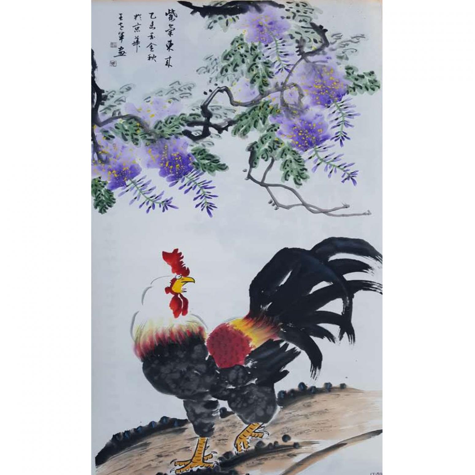 王世軍國畫作品《【花鳥2】》