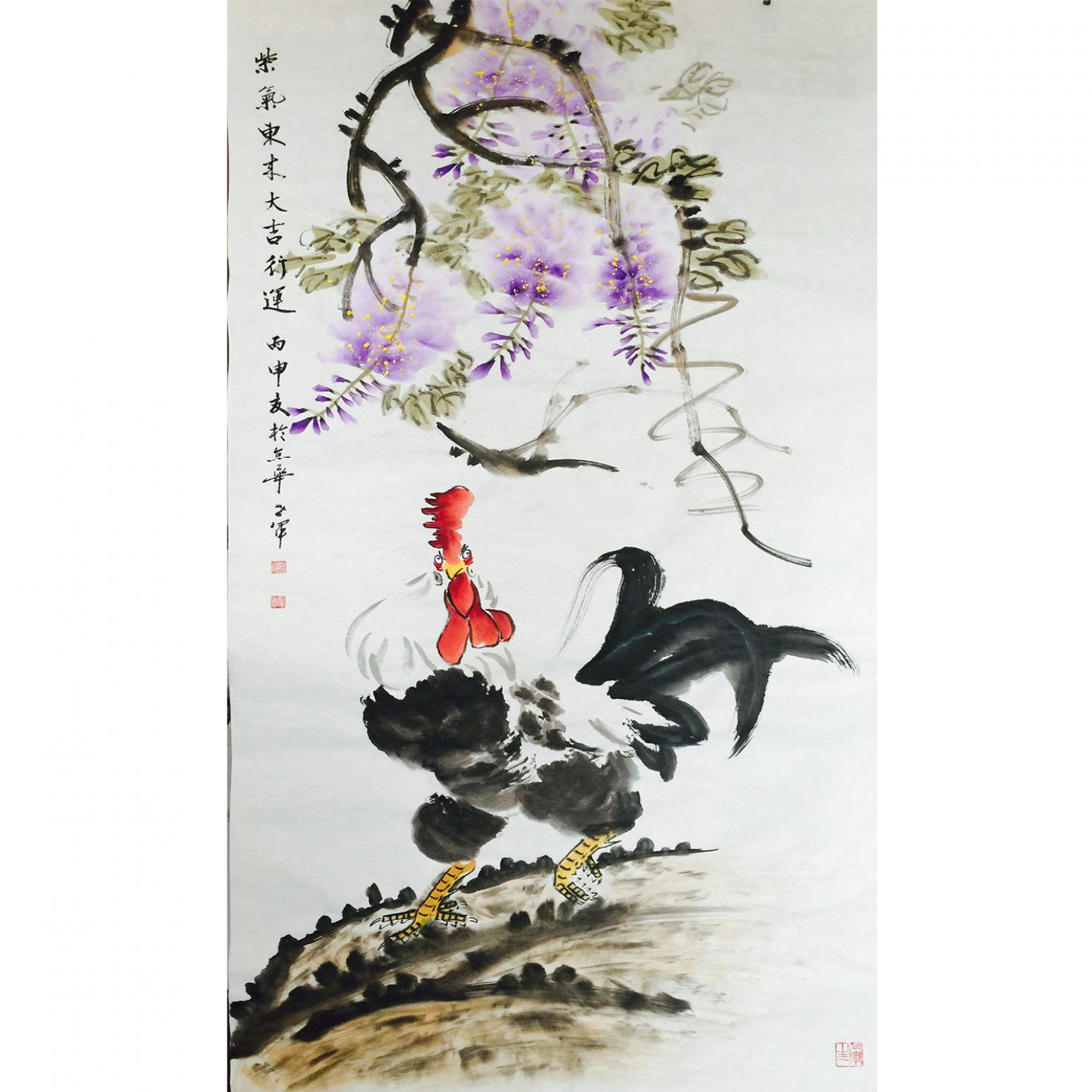 王世軍國畫作品《【花鳥5】作者王世軍》