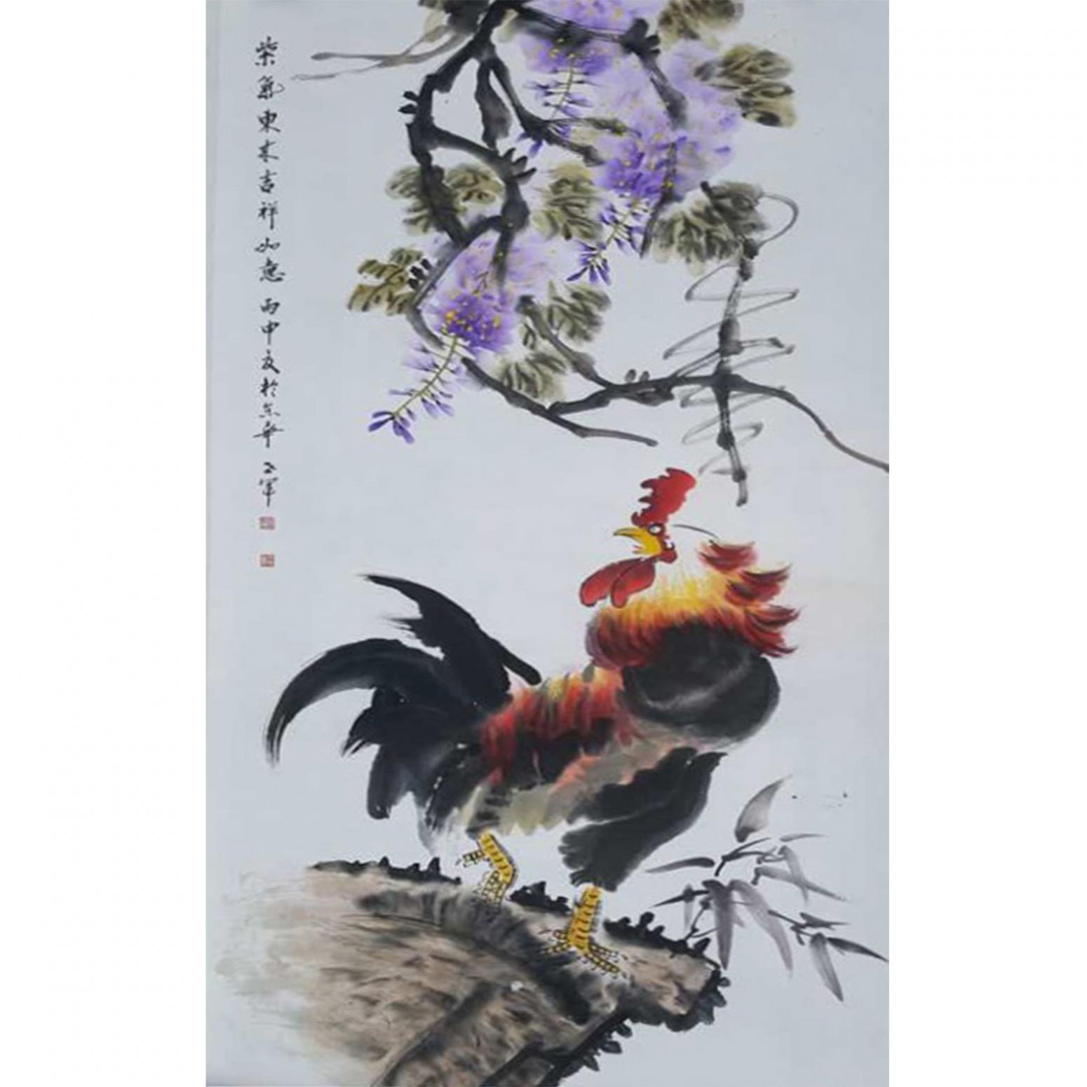 王世軍國(guó)畫(huà)作品《【花鳥(niǎo)7】作者王世軍》