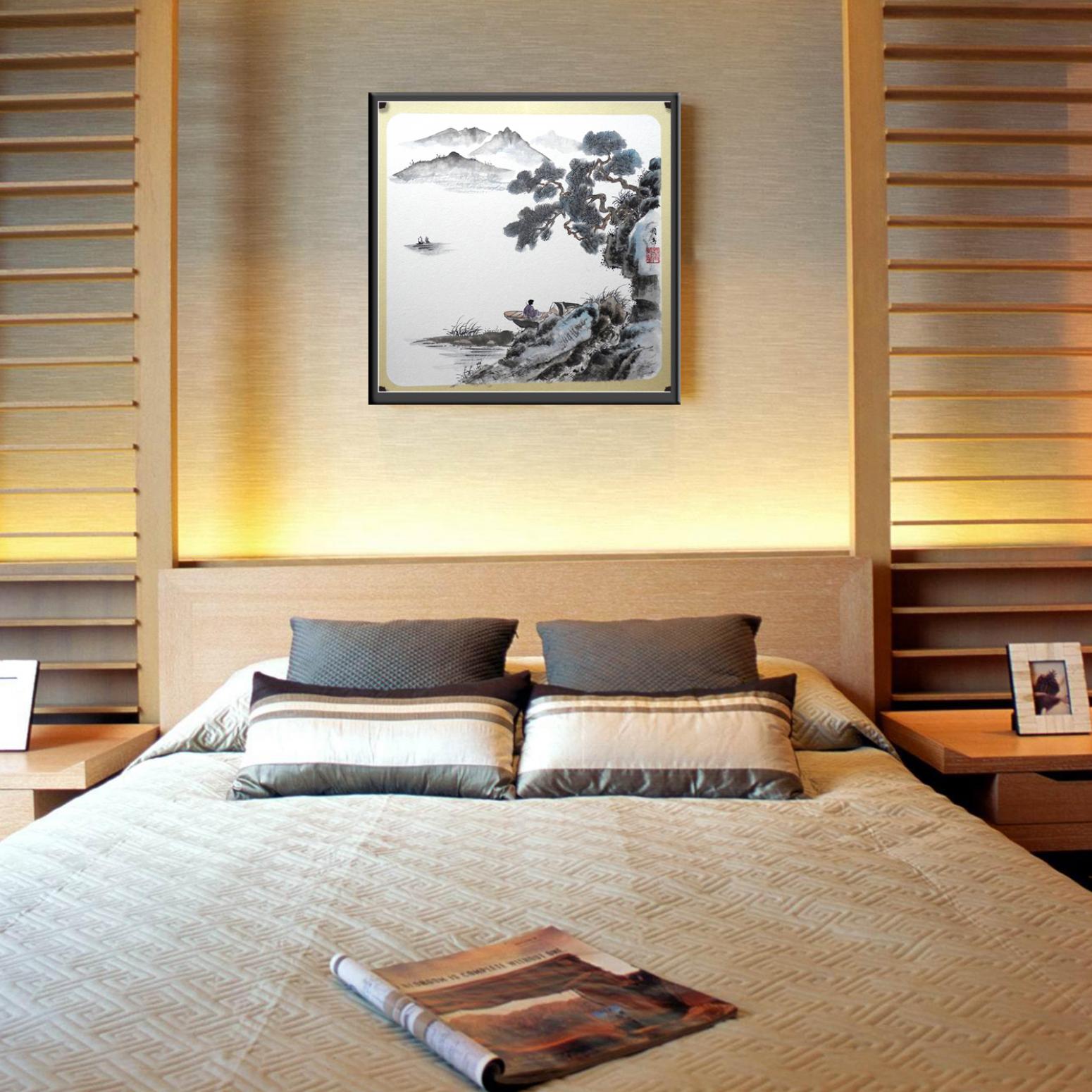 蔡國英國畫作品《【水墨山水】作者蔡國英》【圖3】