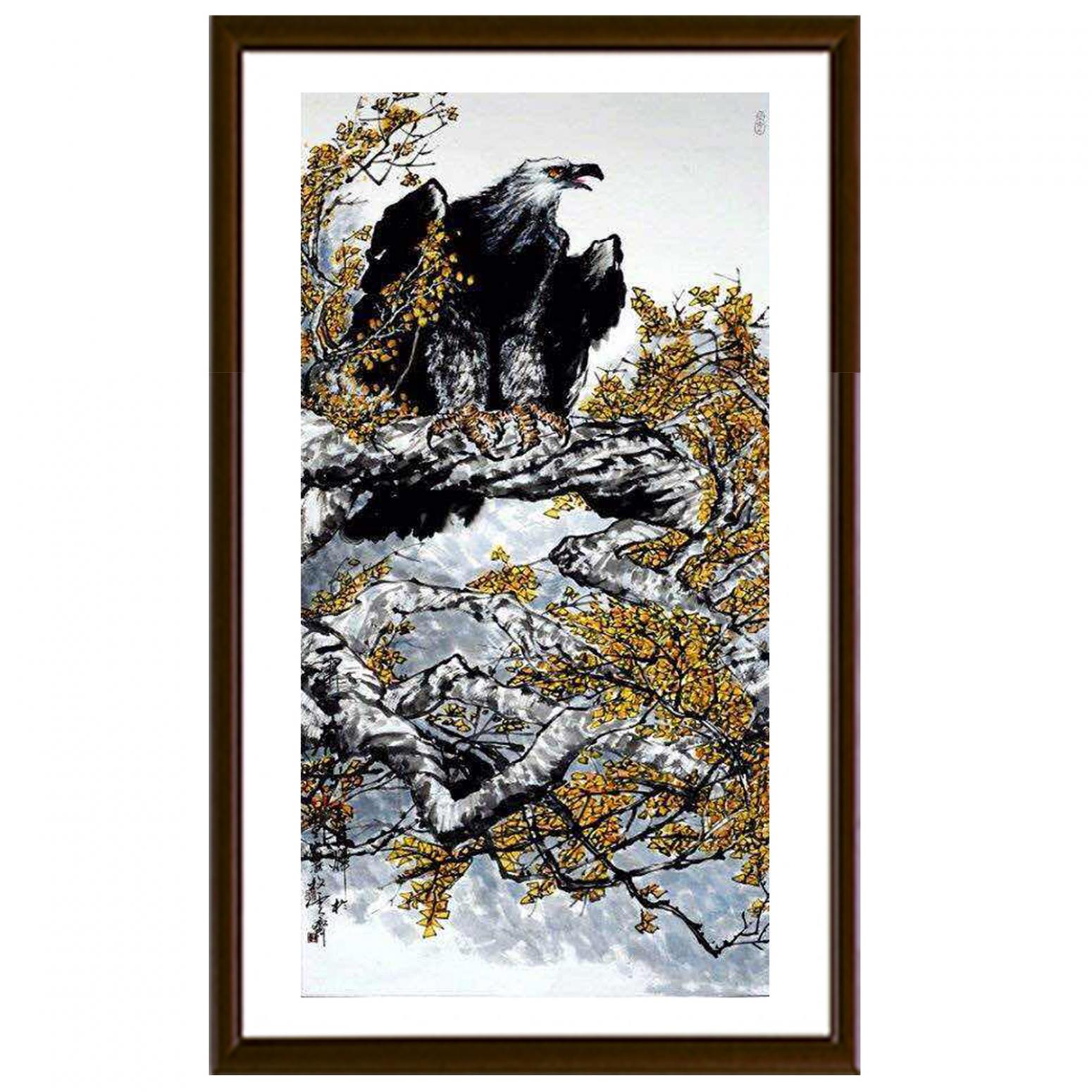 王貴燁國畫作品《【棲息】作者王貴燁》【圖2】