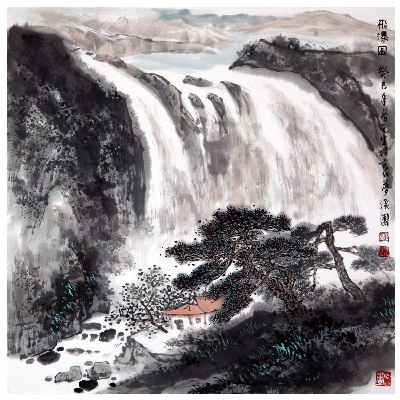 蔣元生國畫作品《【山水6】作者蔣元生》