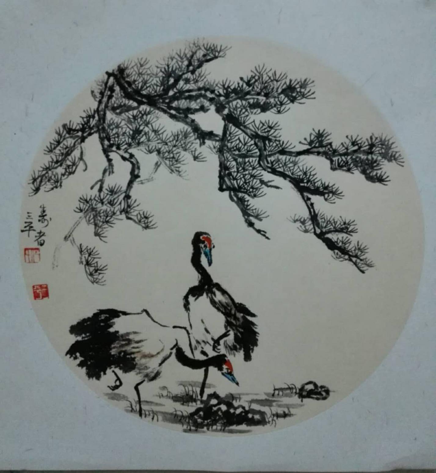 伍三平國畫作品《【花鳥3】作者伍三平》【圖0】