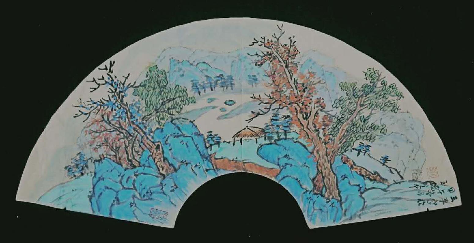 伍三平國畫作品《【山水3】作者伍三平》【圖0】