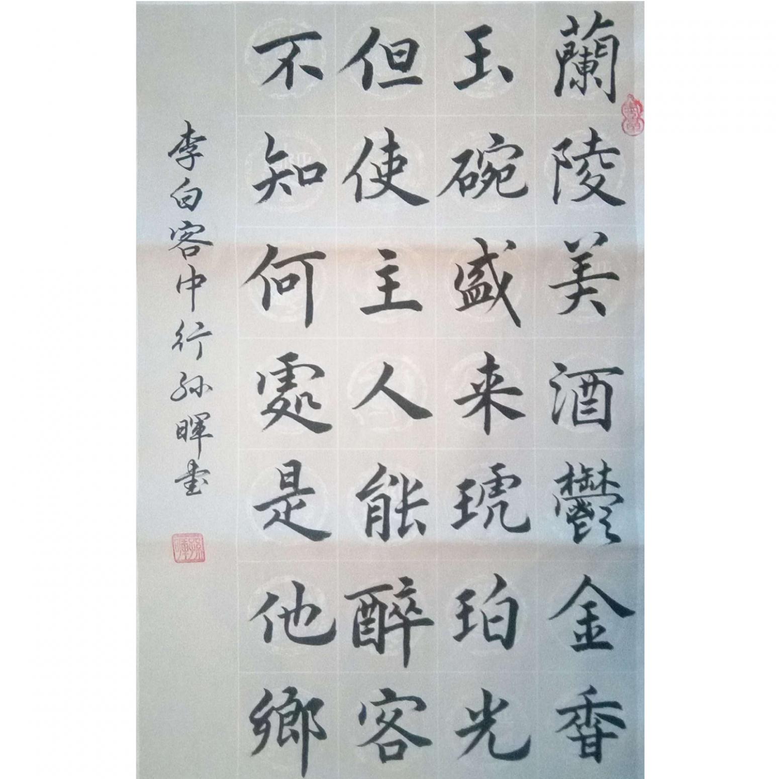 孫暉書法作品《【書法 可定制】作者孫暉》