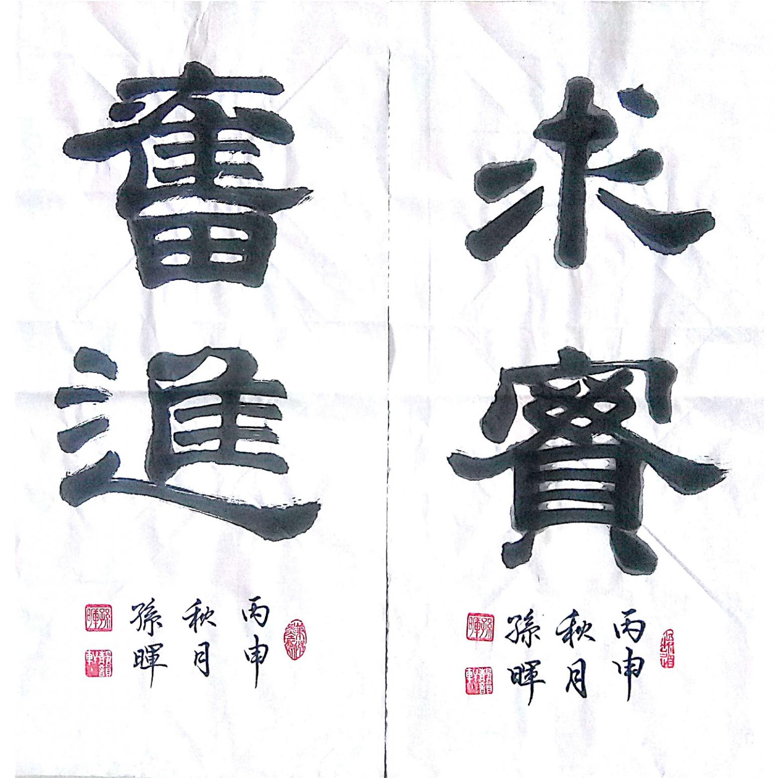 孫暉書法作品《【書法 】作者孫暉》