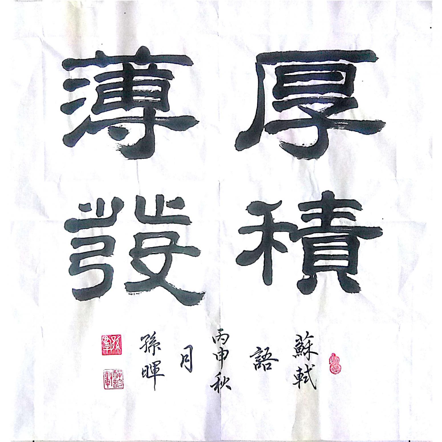 孫暉書法作品《【書法 】作者孫暉》