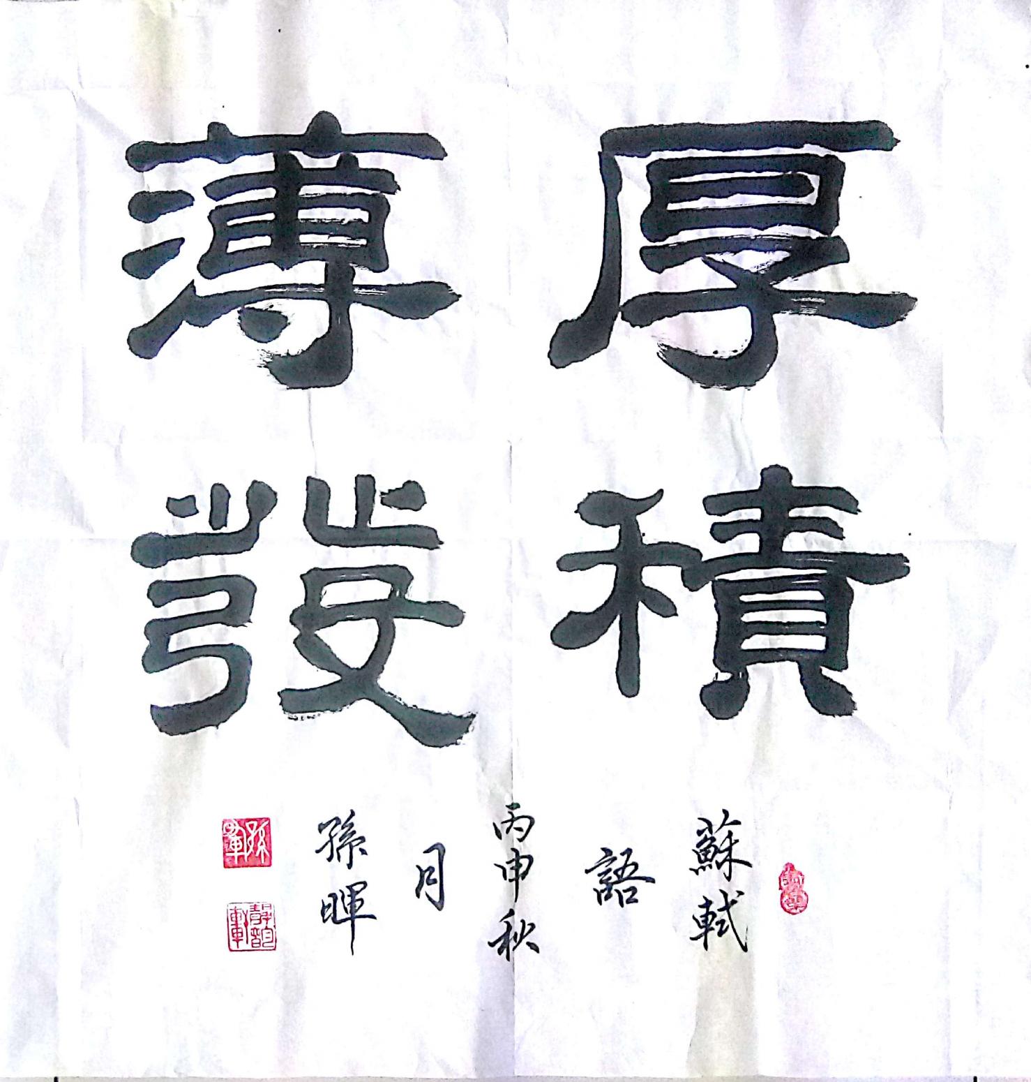孫暉書法作品《【書法 】作者孫暉》【圖0】
