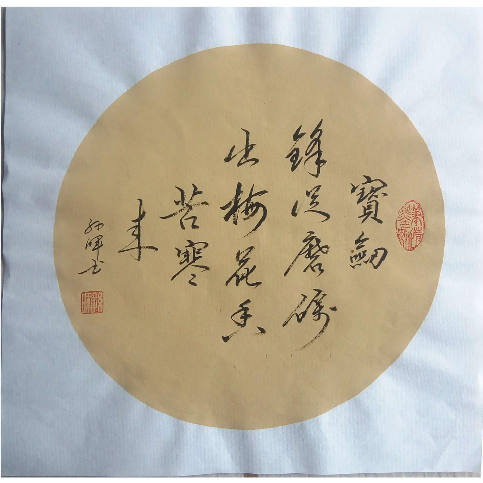 孫暉書法作品《【軟卡 】作者孫暉》