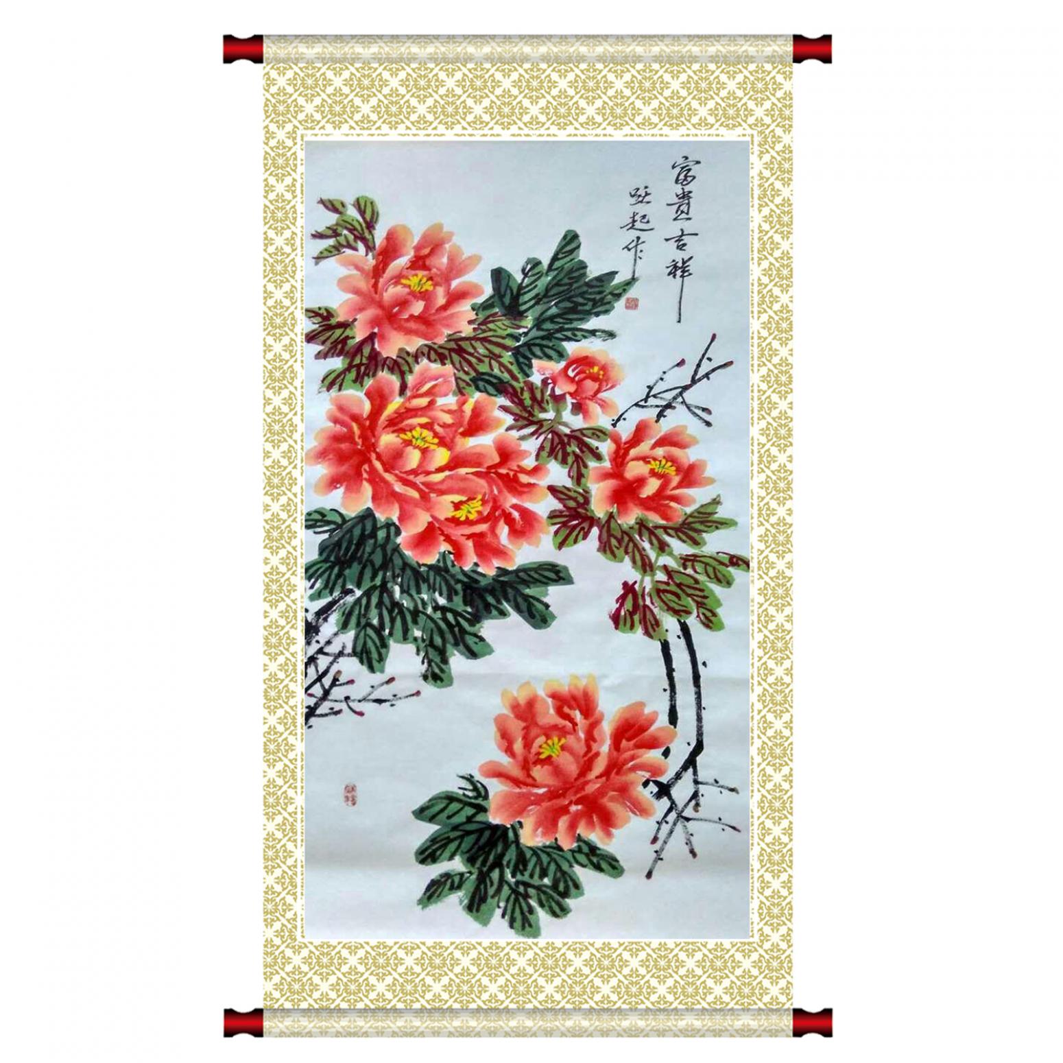 何躍起國畫作品《【花鳥3】作者何躍起》【圖1】