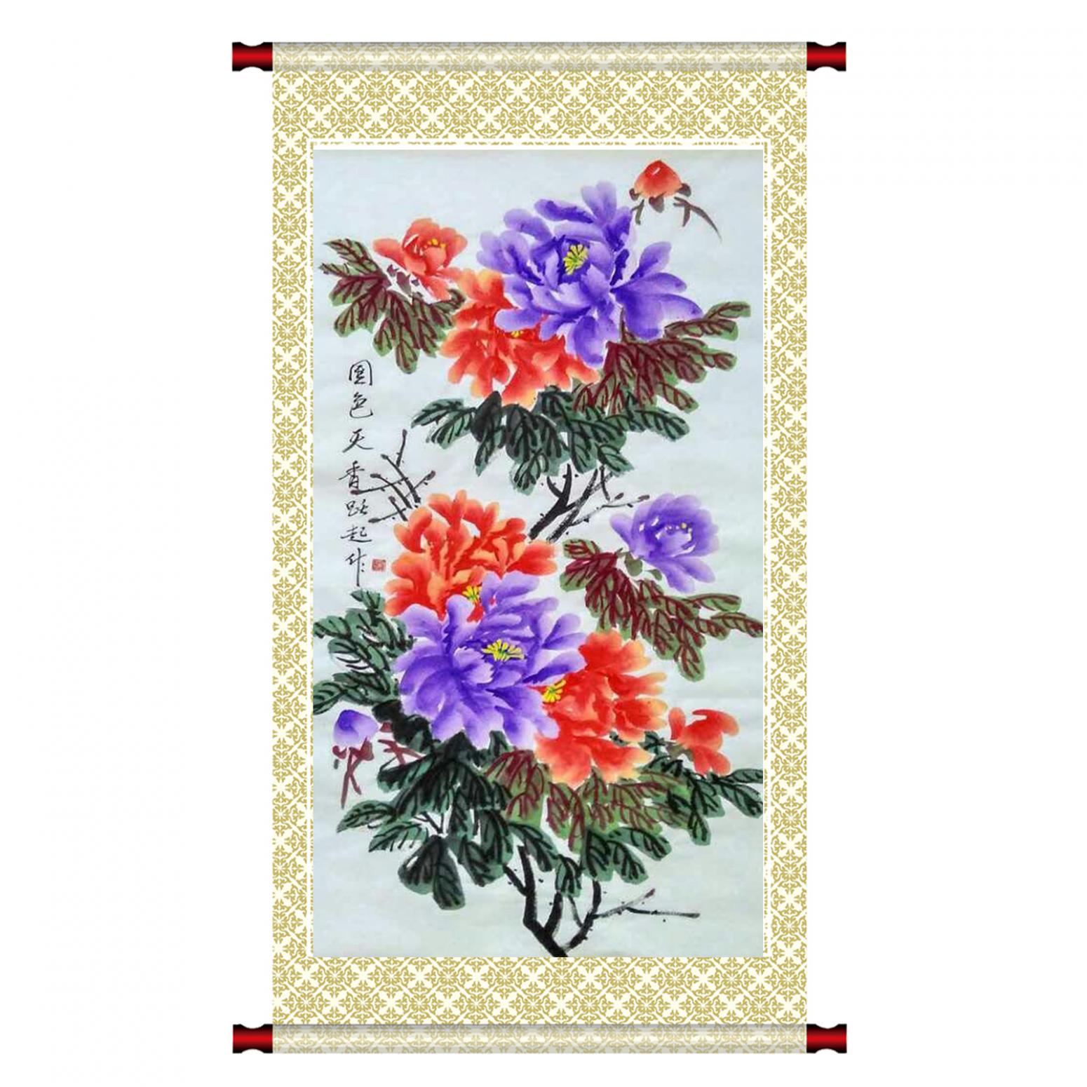 何躍起國畫作品《【花鳥9】作者何躍起》【圖1】