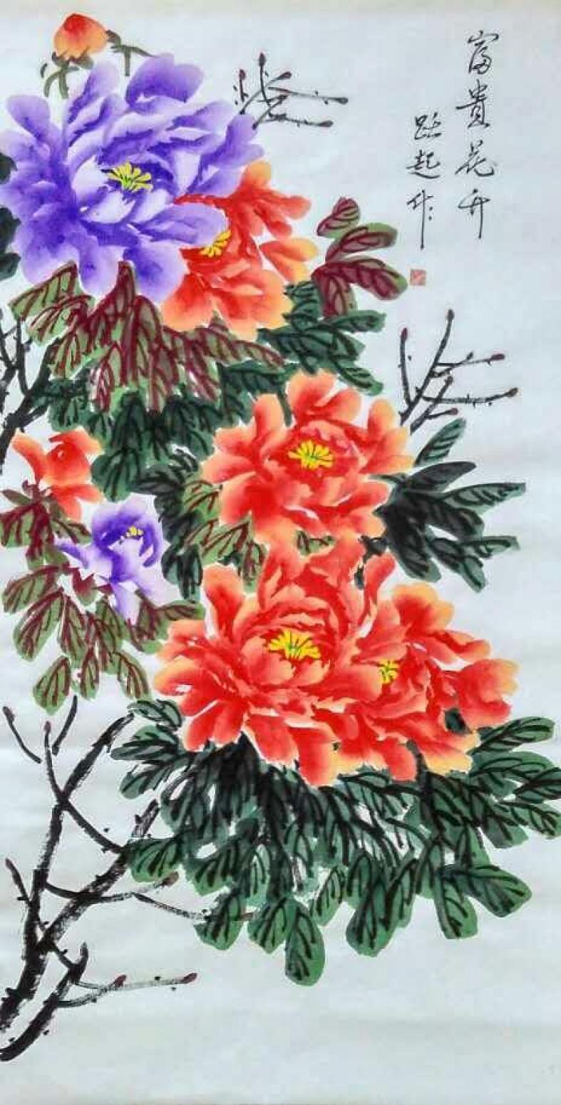 何躍起國畫作品《【花鳥10】作者何躍起》【圖0】