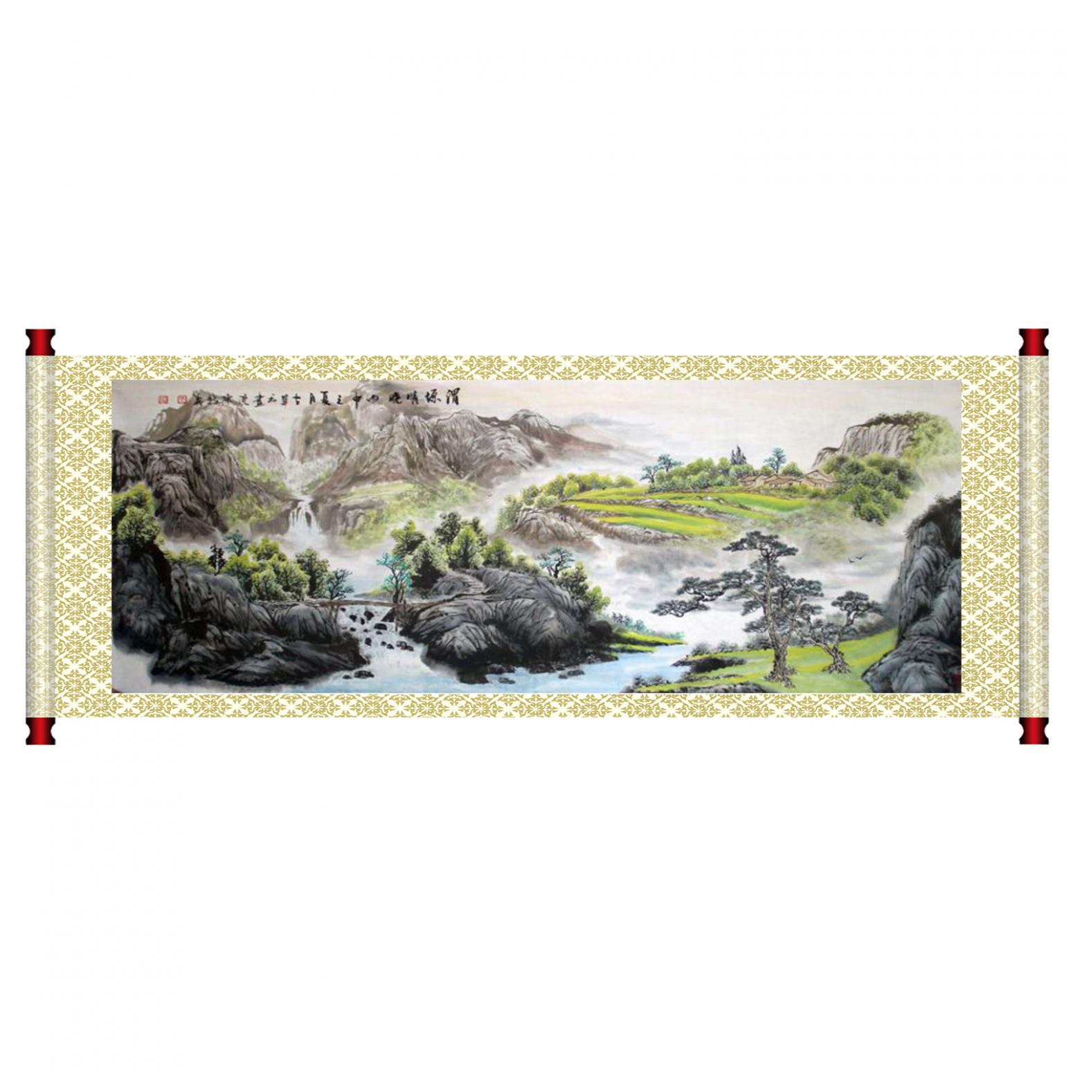 陳新義國(guó)畫(huà)作品《【渭源晴曉】陳新義》【圖1】
